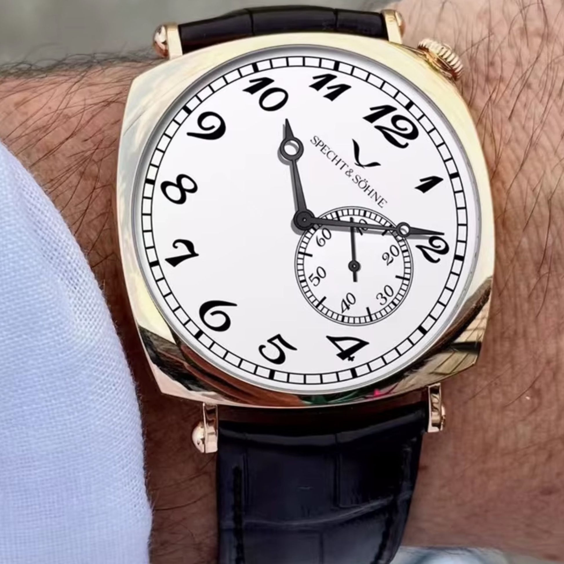 Specht & Söhne Heritage Gold SP1921 Men's Automatic Mechanical Watch