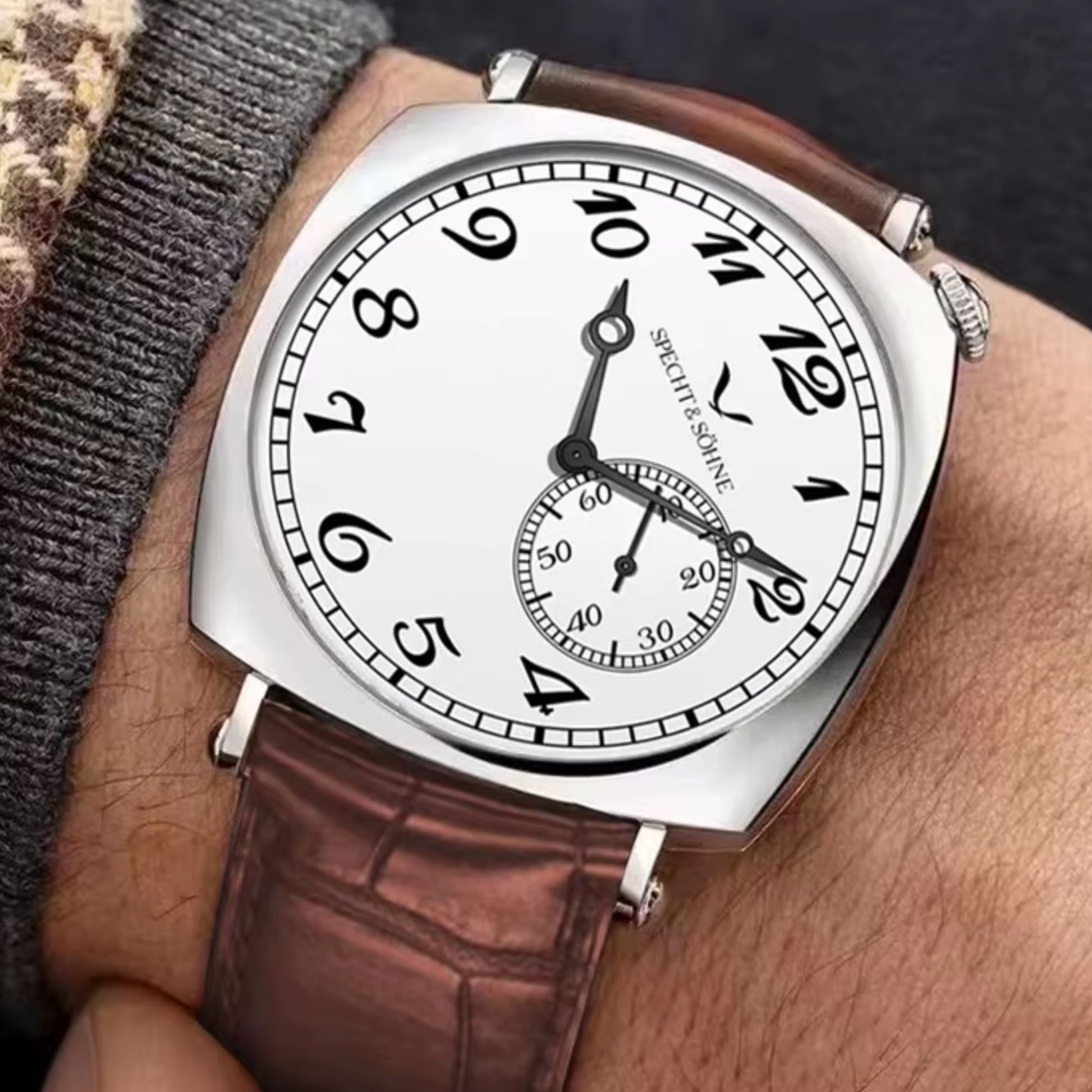 Specht & Söhne Heritage White SP1921 Men's Automatic Mechanical Watch