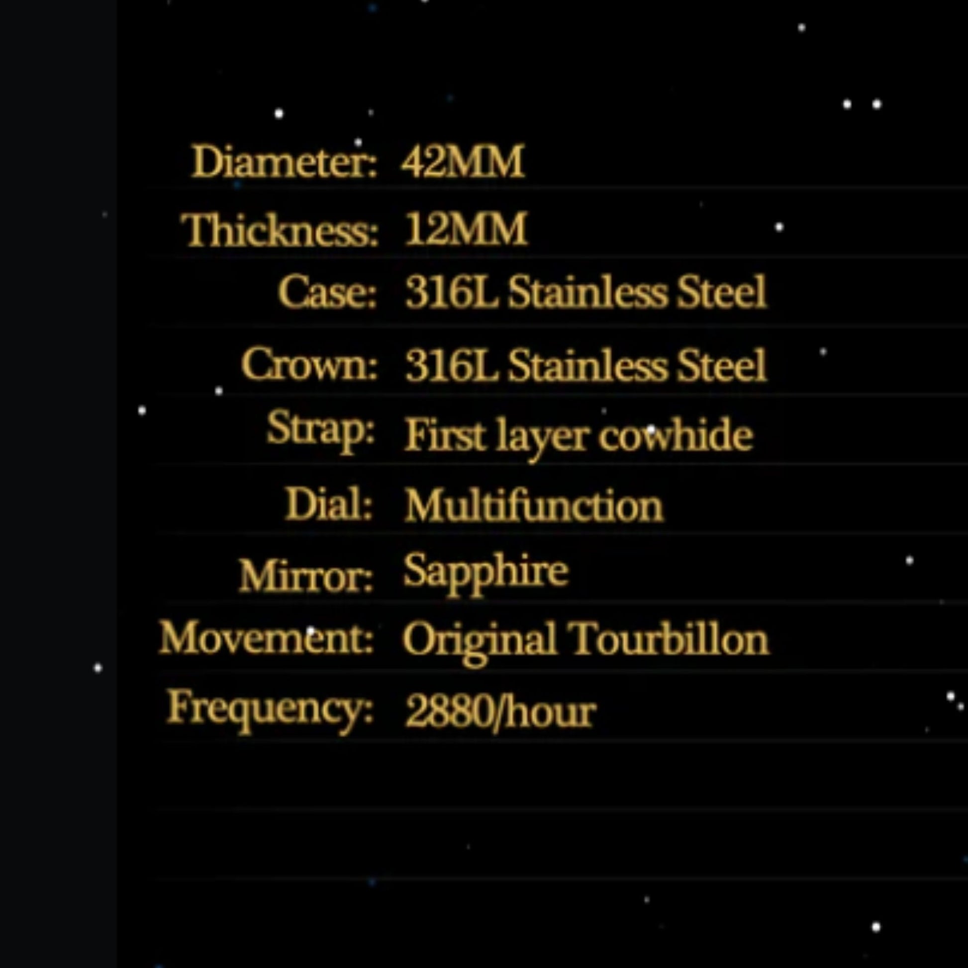 AESOP Tourbillon Gemini Angels Dial 7003 Watch