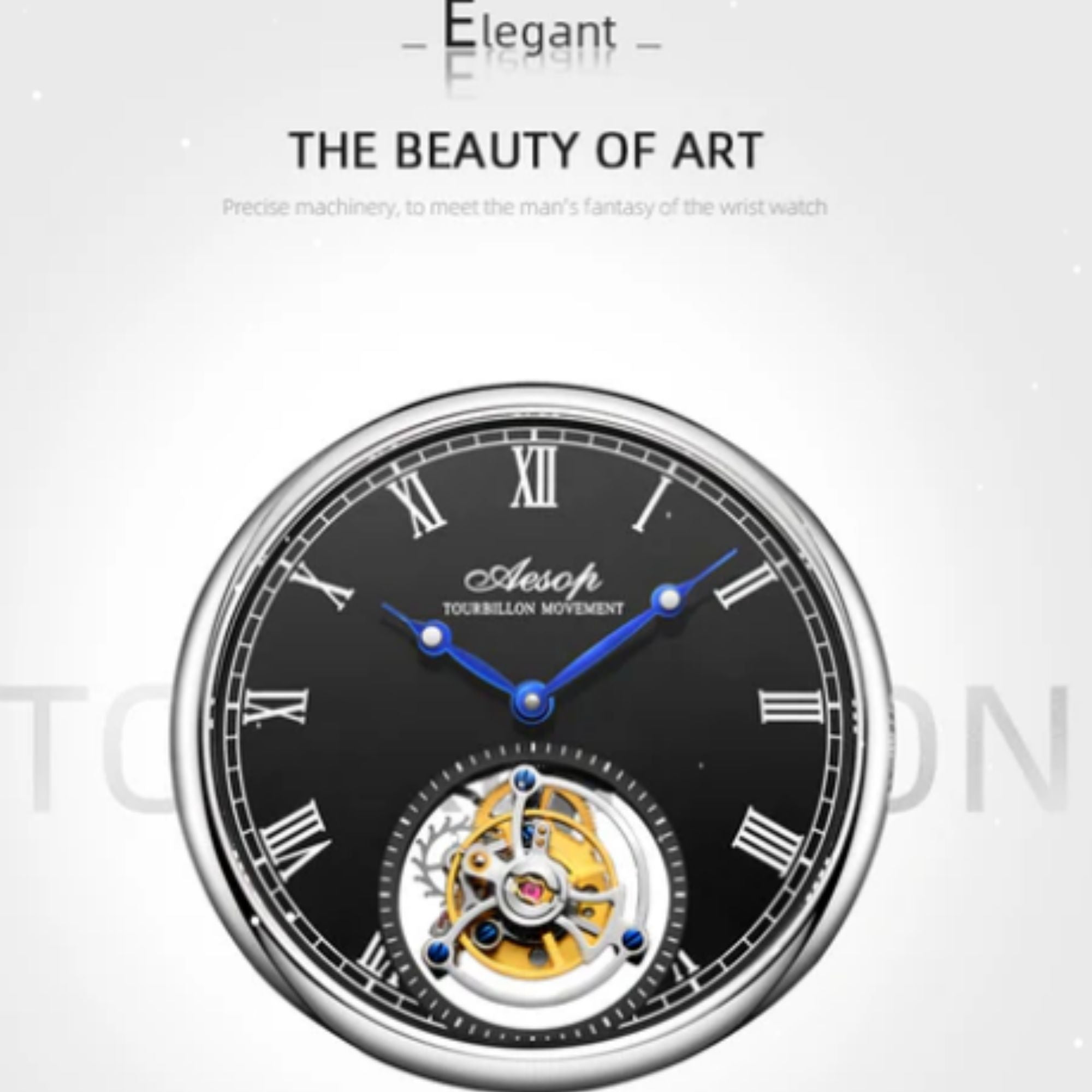 AESOP Roman Tourbillon Sapphire Mirror and Back Cover 7021 watch