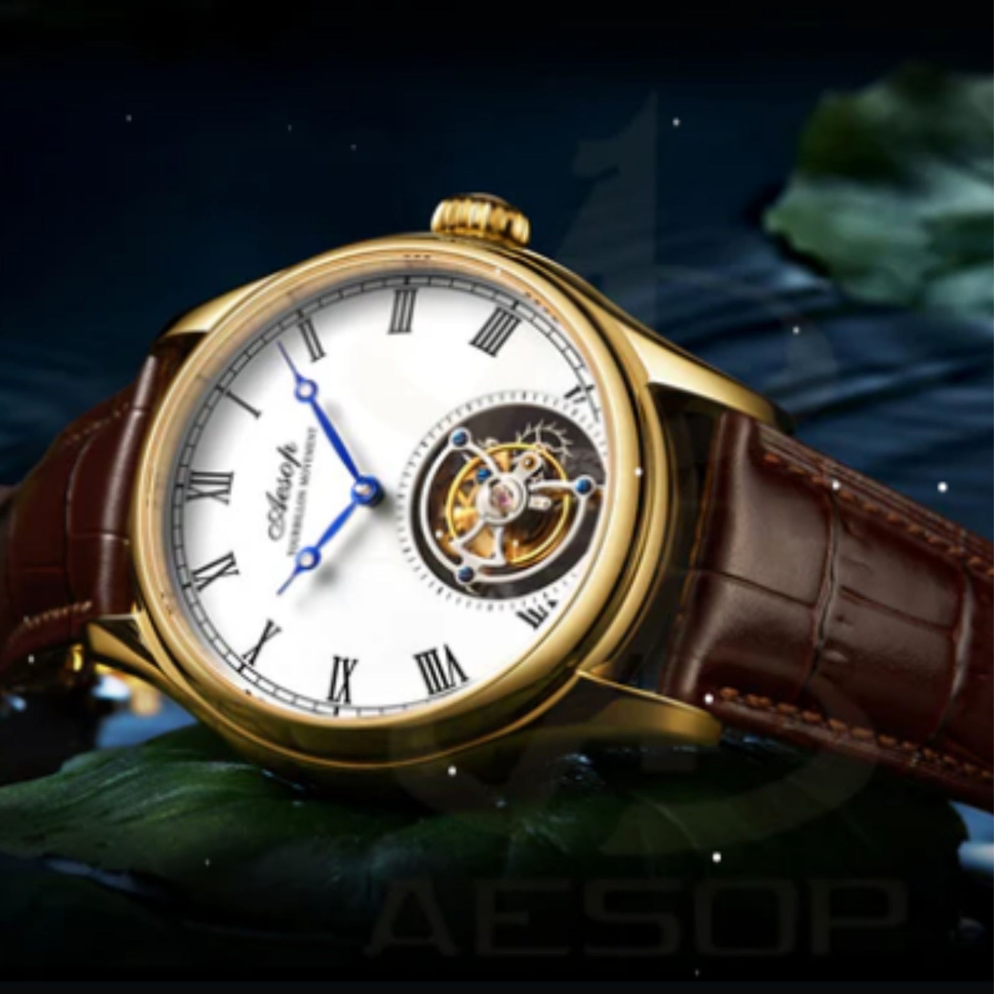 AESOP Roman Tourbillon Sapphire Mirror and Back Cover 7021 watch
