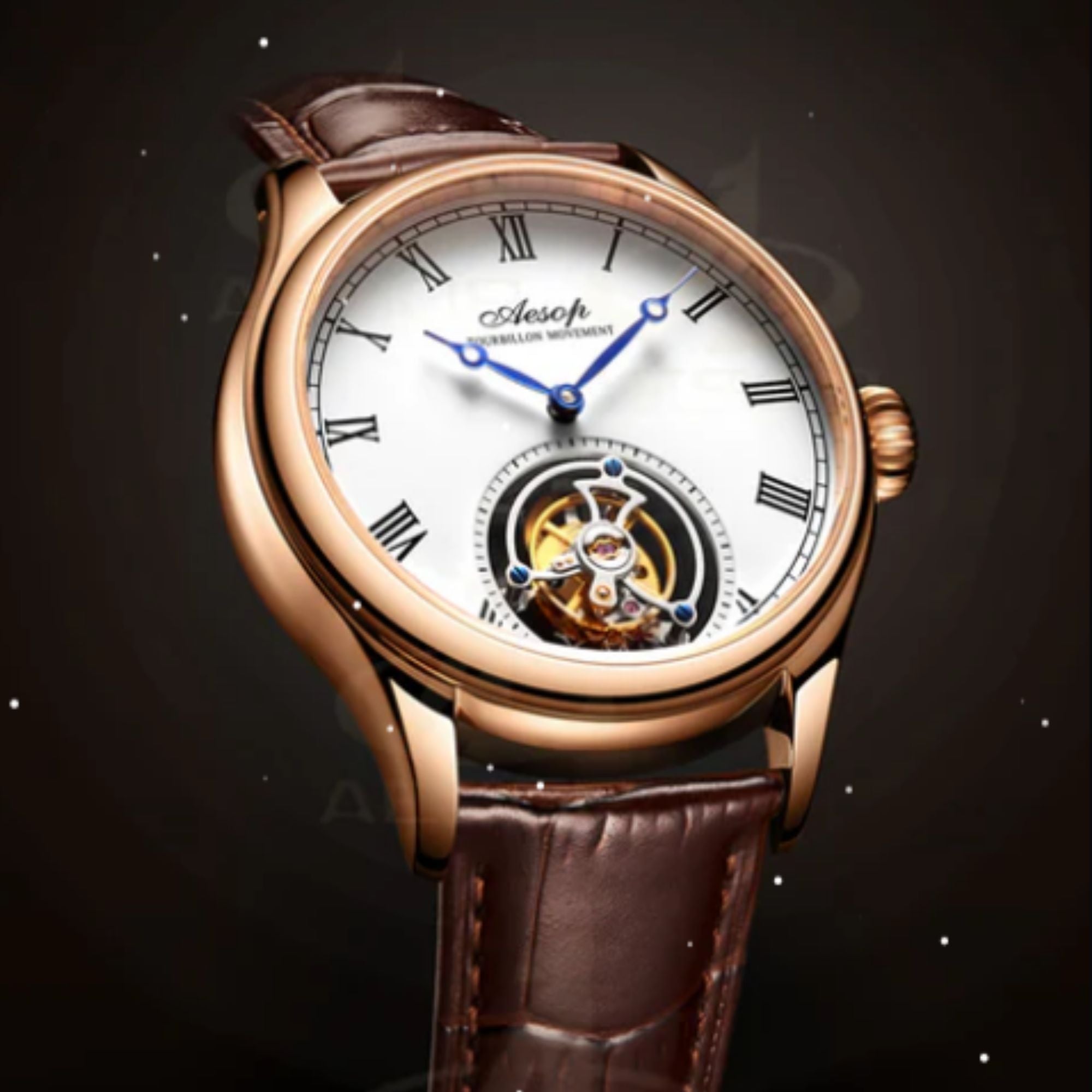 AESOP Roman Tourbillon Sapphire Mirror and Back Cover 7021 watch