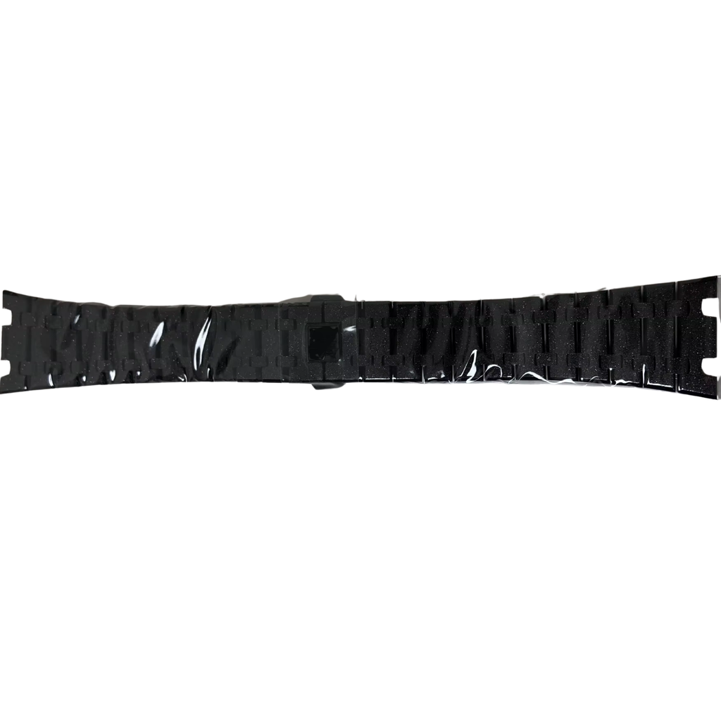 Casioak Frost Solid Stainless Steel Watch Band GA2100 & GM2100 - Black