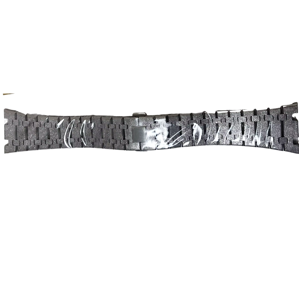 Casioak Frost Solid Stainless Steel Watch Band GA2100 & GM2100- Silver