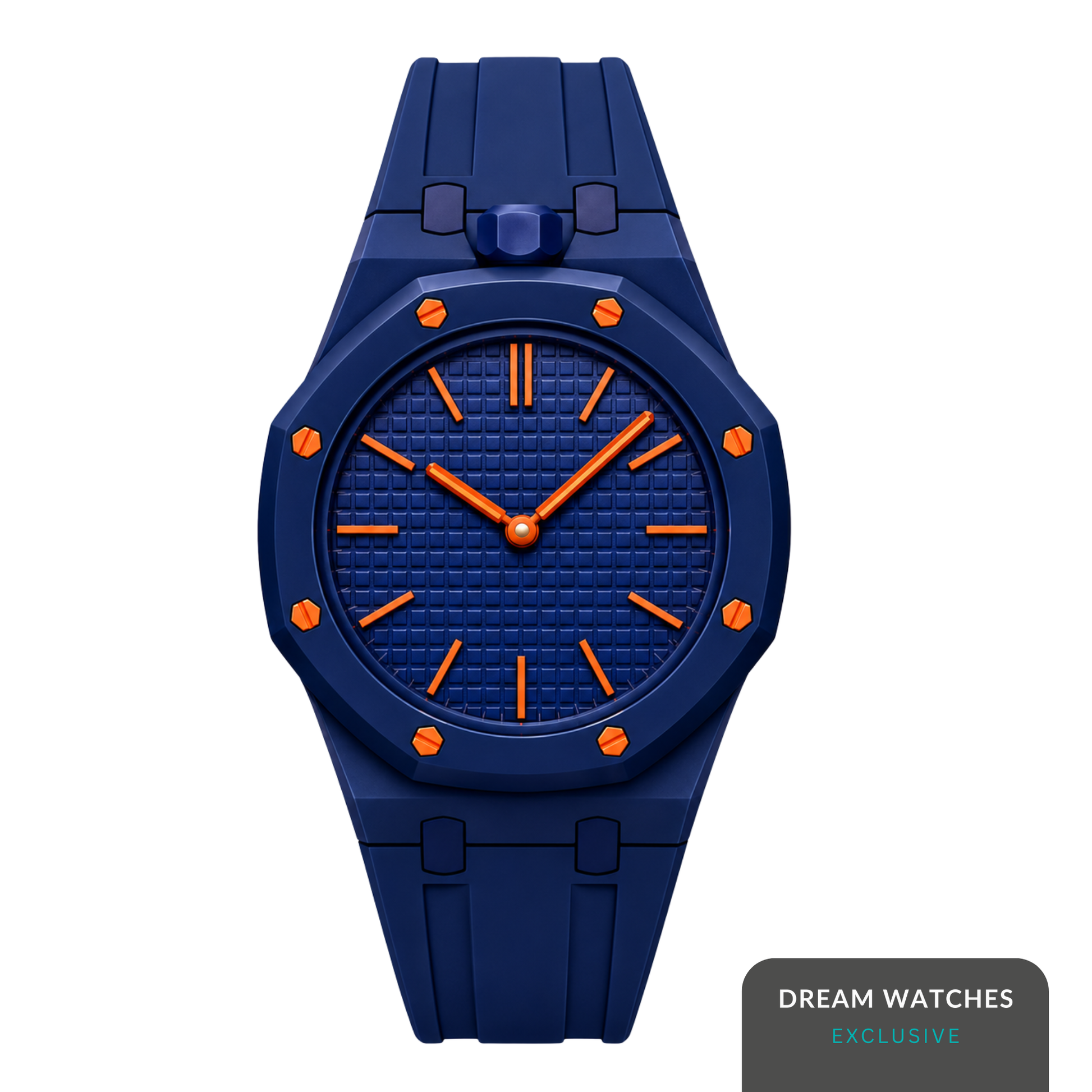 AP Swatch Watch Modkit Case & Strap | Bioceramic Case | FKM High Quality Rubber Bracelet | Butterfly Clasp
