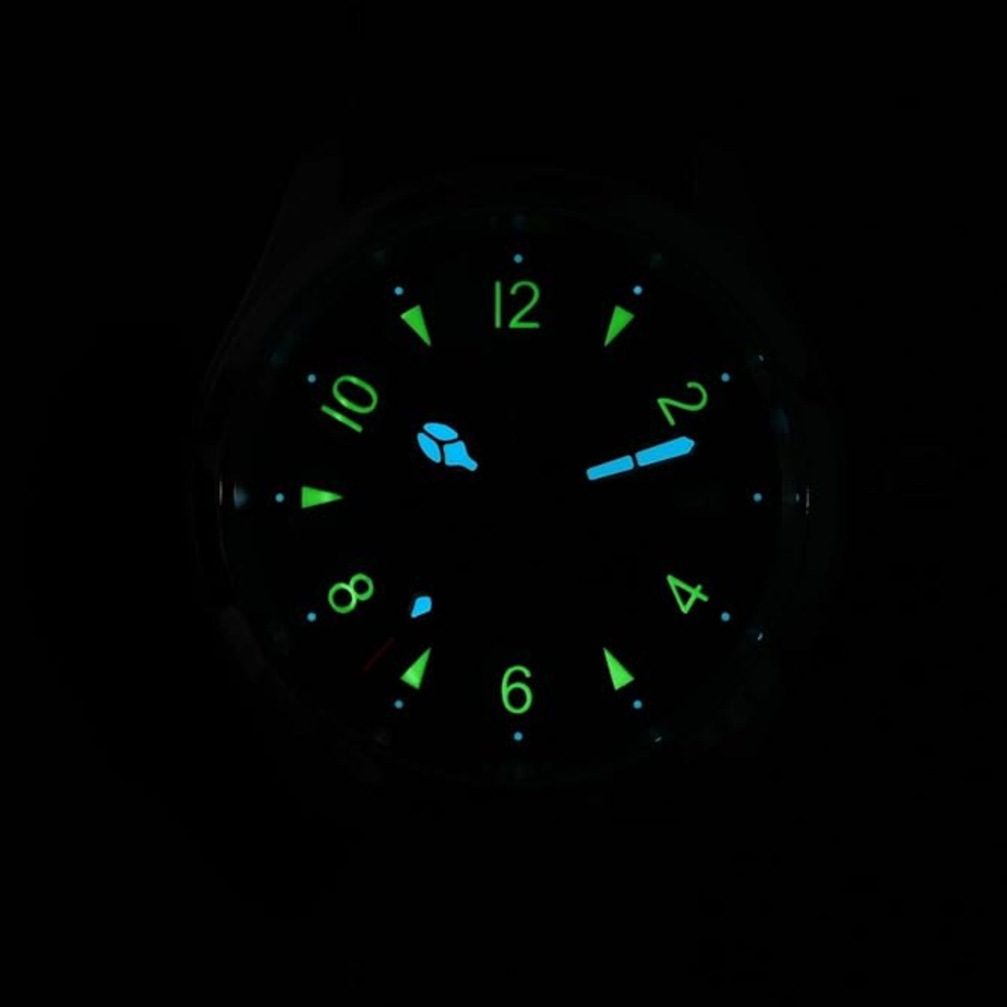 Militado 38mm Sapphire Crystal Field Watch ML08 Green Dial