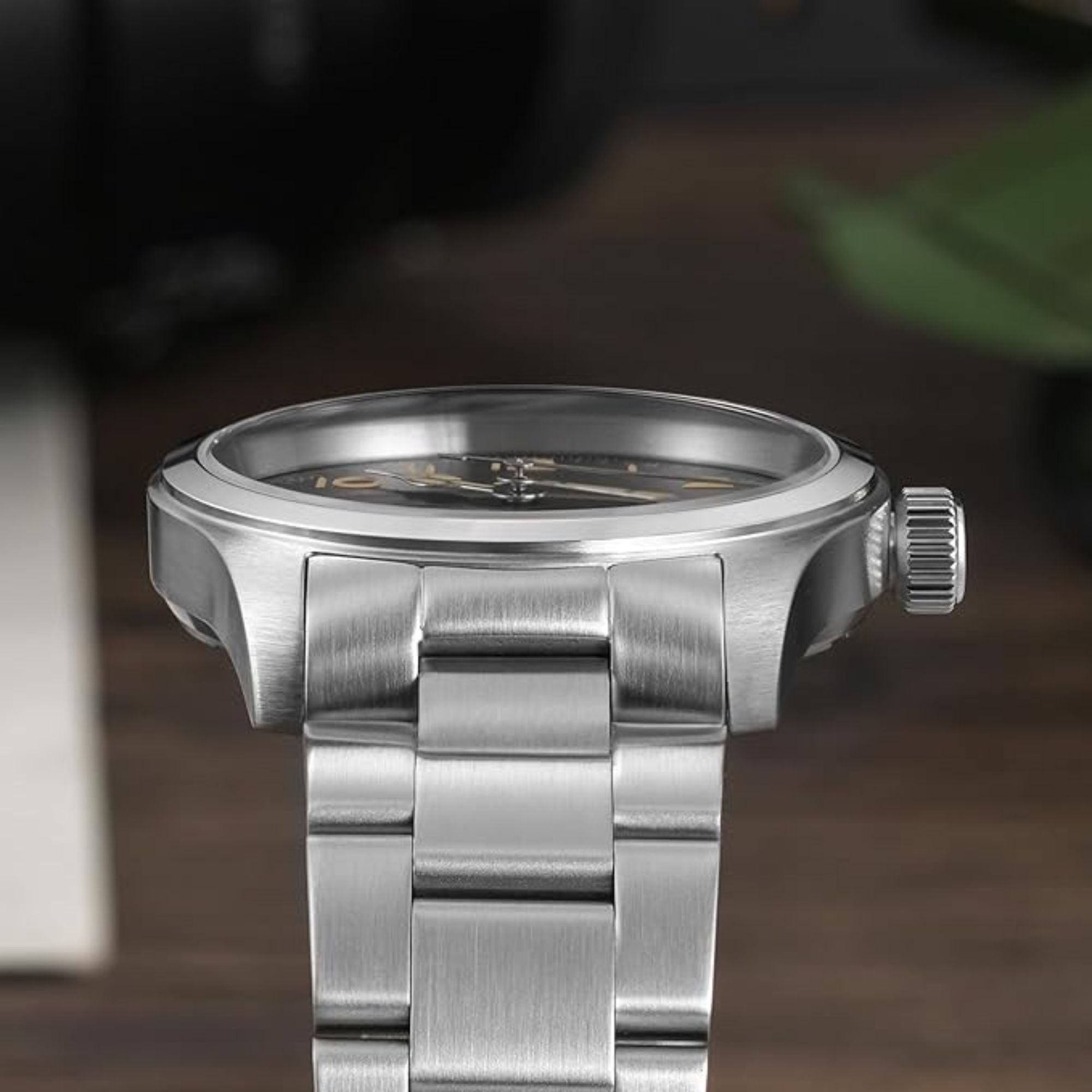 Militado 38mm Sapphire Crystal Field Watch ML08 Green Dial