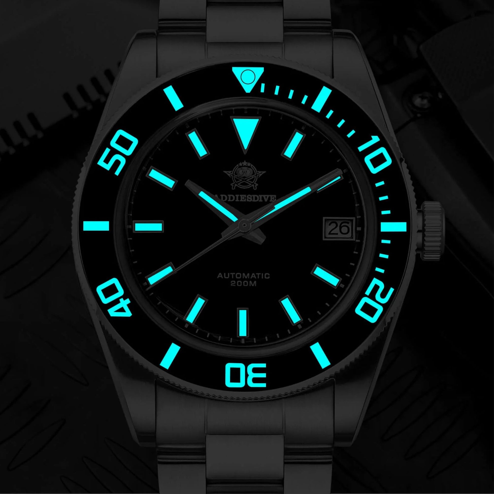 Addiesdive Retro Sub 39mm NH35 Men Watch AD2084
