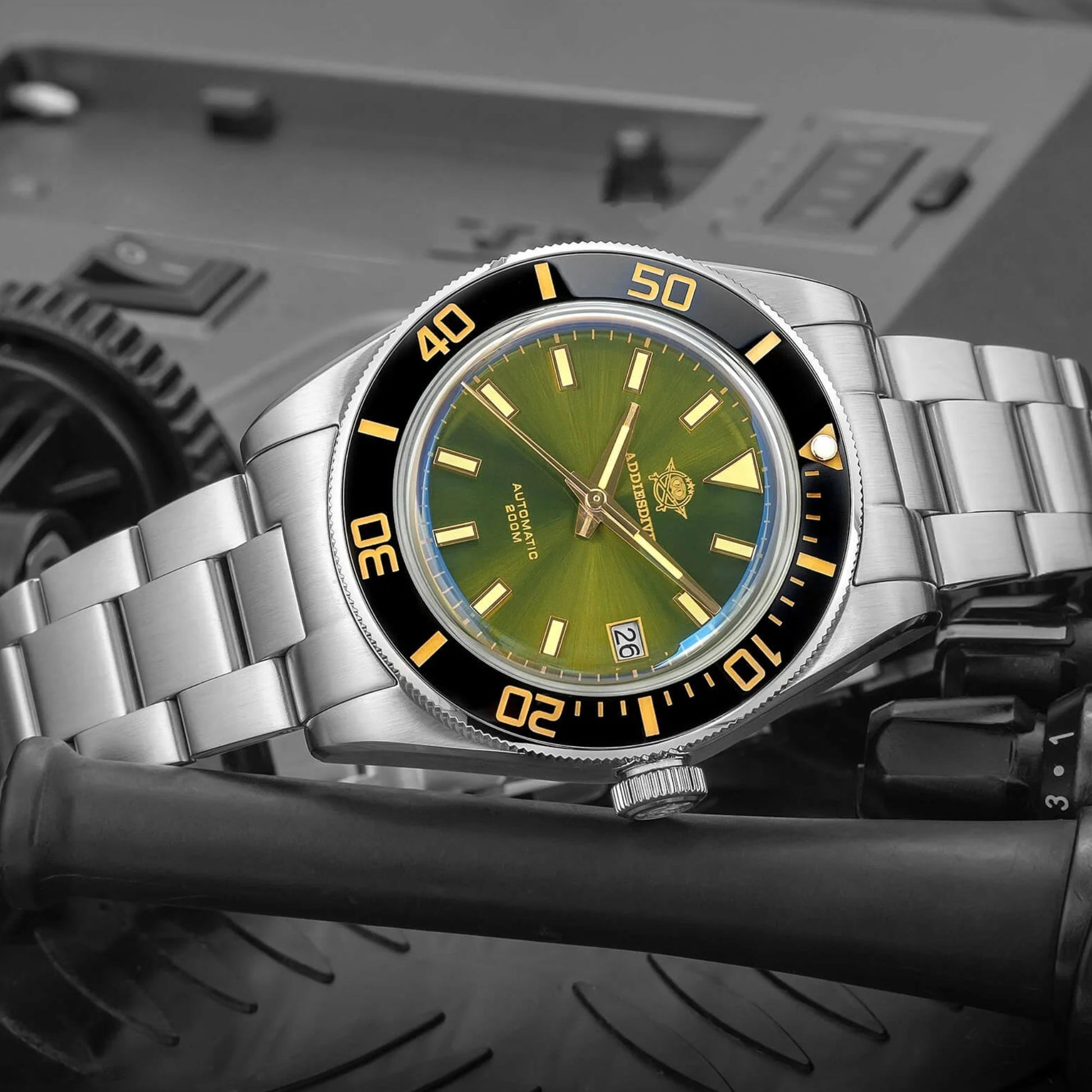 Addiesdive Retro Sub 39mm NH35 Men Watch AD2084