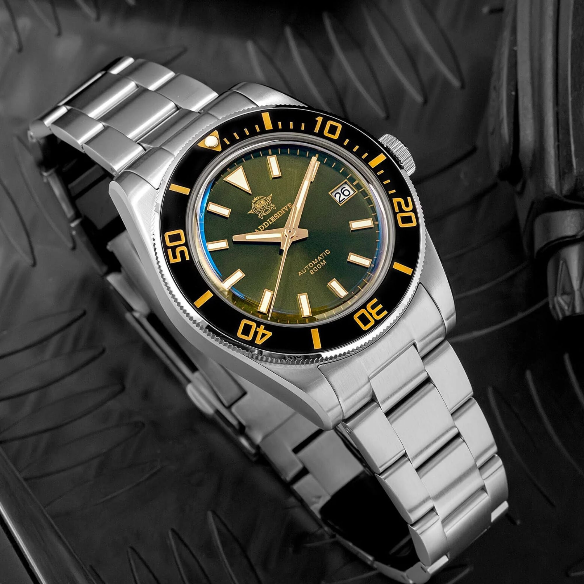 Addiesdive Retro Sub 39mm NH35 Men Watch AD2084