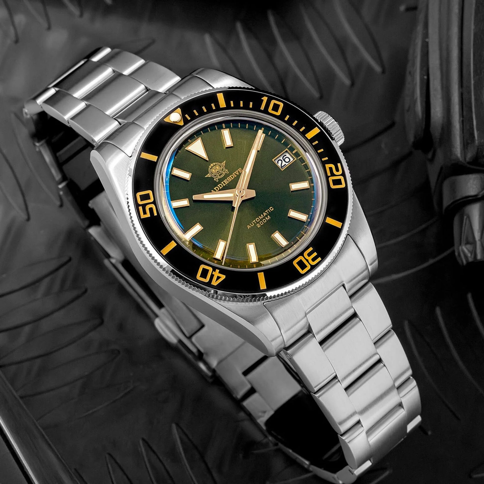 Addiesdive Retro Sub 39mm NH35 Men Watch AD2084