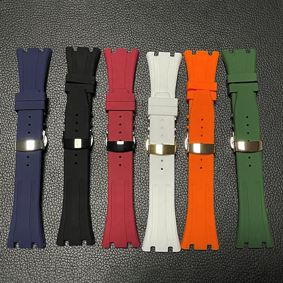 Metal Mod Kit Watchband and Metal Case for G-shock GA-2100 and GA-2110/BA-2100 Casioak[Yellow With Rosegold]