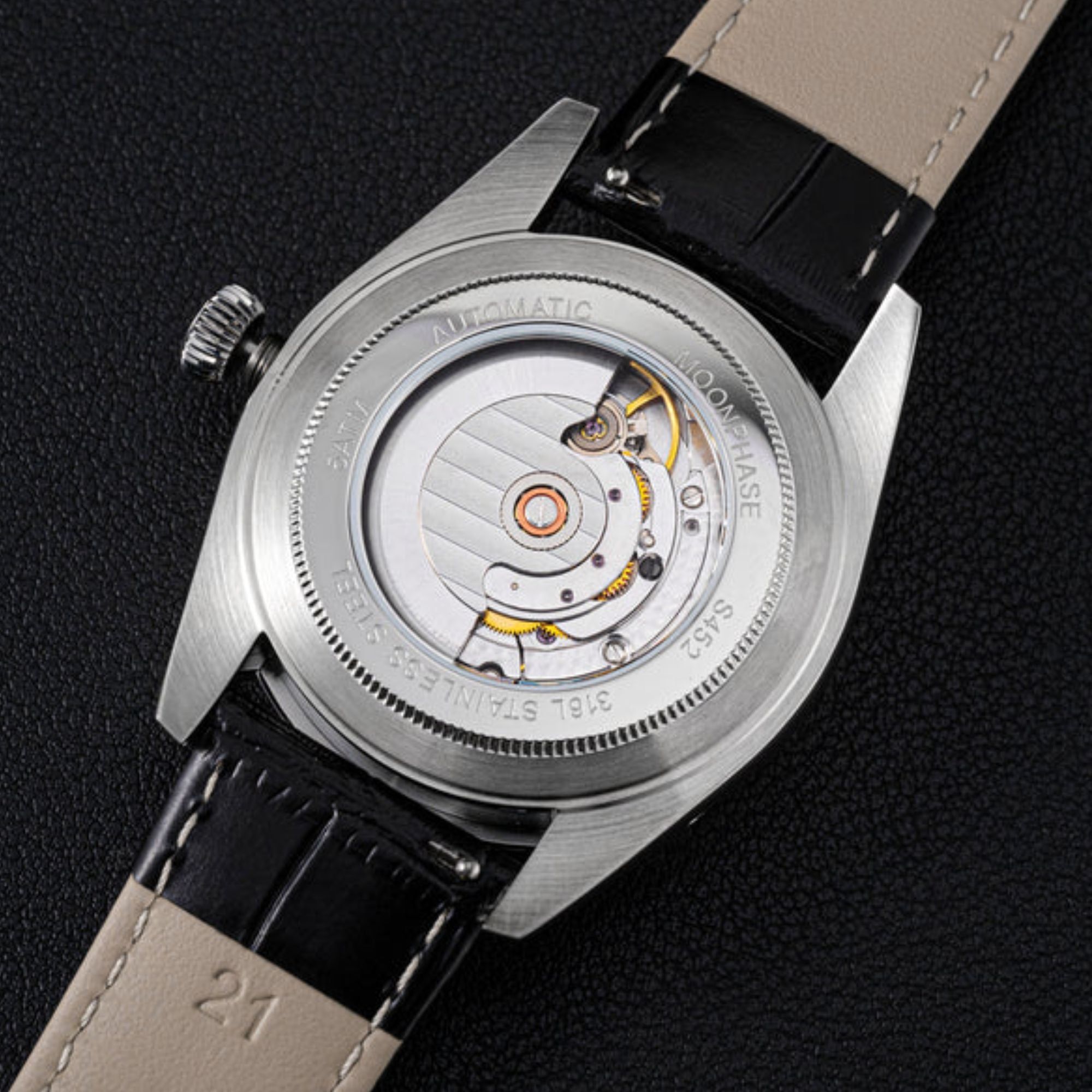 MoonPhase Master S452 Stainless-Steel Light Blue Dial