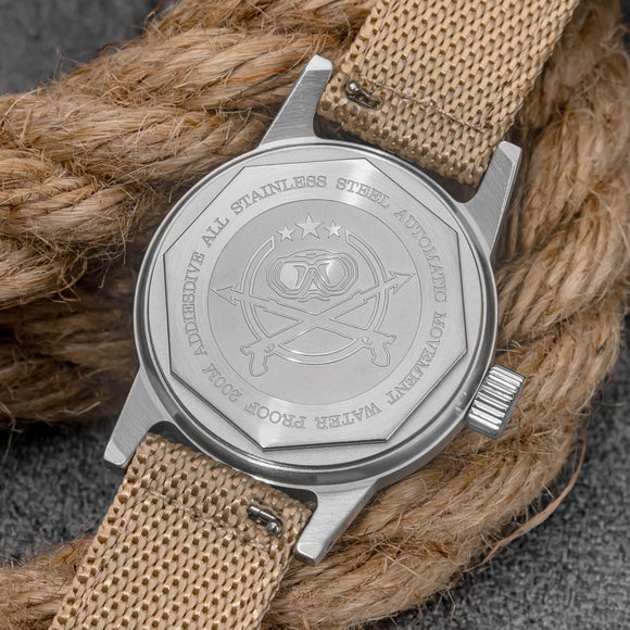 ADDIESDIVE 36mm Vintage Mechanical Watch AD2076