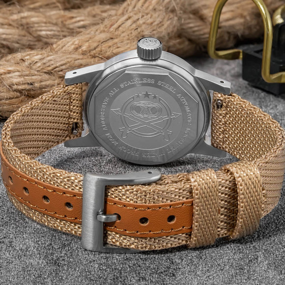 ADDIESDIVE 36mm Vintage Mechanical Watch AD2076