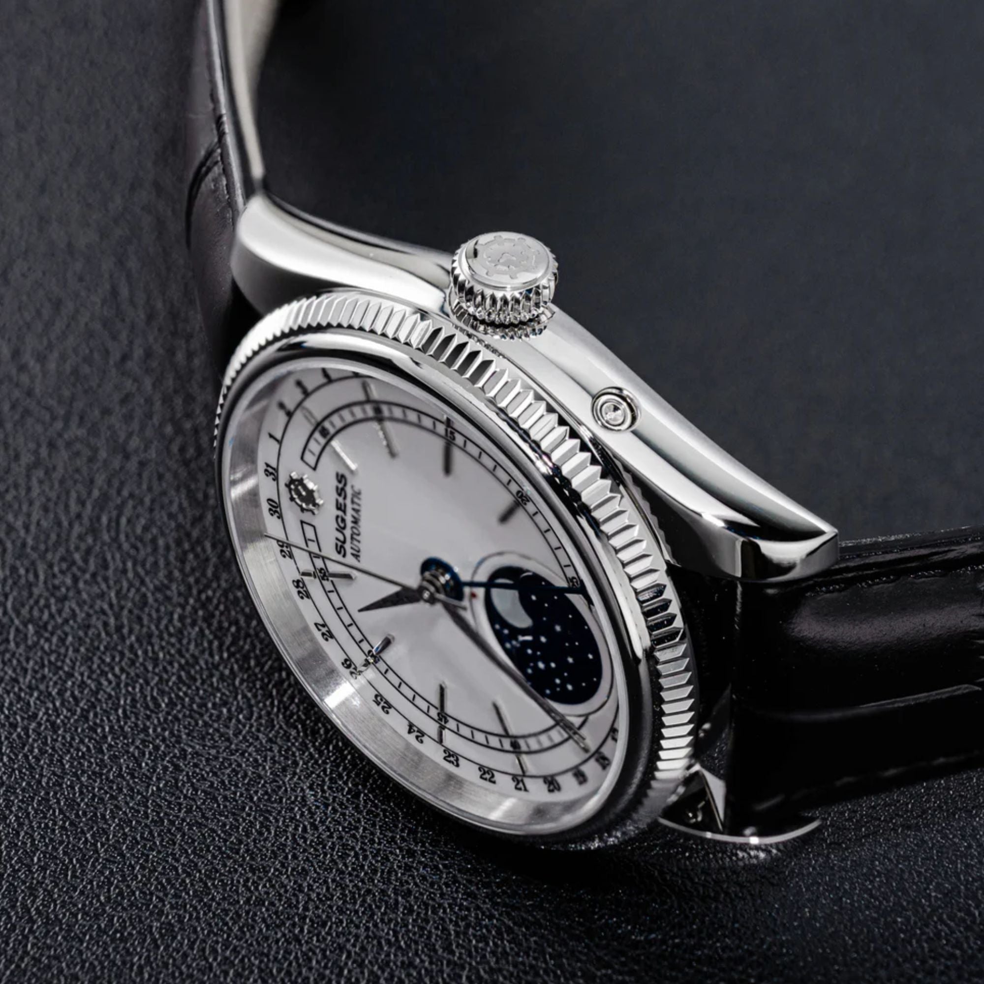 MoonPhase Master S452 Stainless-Steel Light White Dial