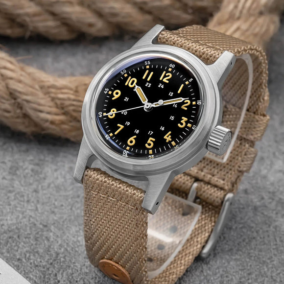 ADDIESDIVE 36mm Vintage Mechanical Watch AD2076