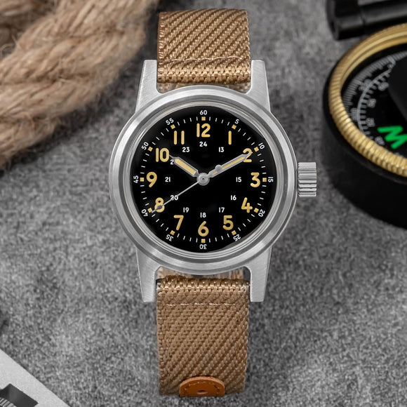 ADDIESDIVE 36mm Vintage Mechanical Watch AD2076