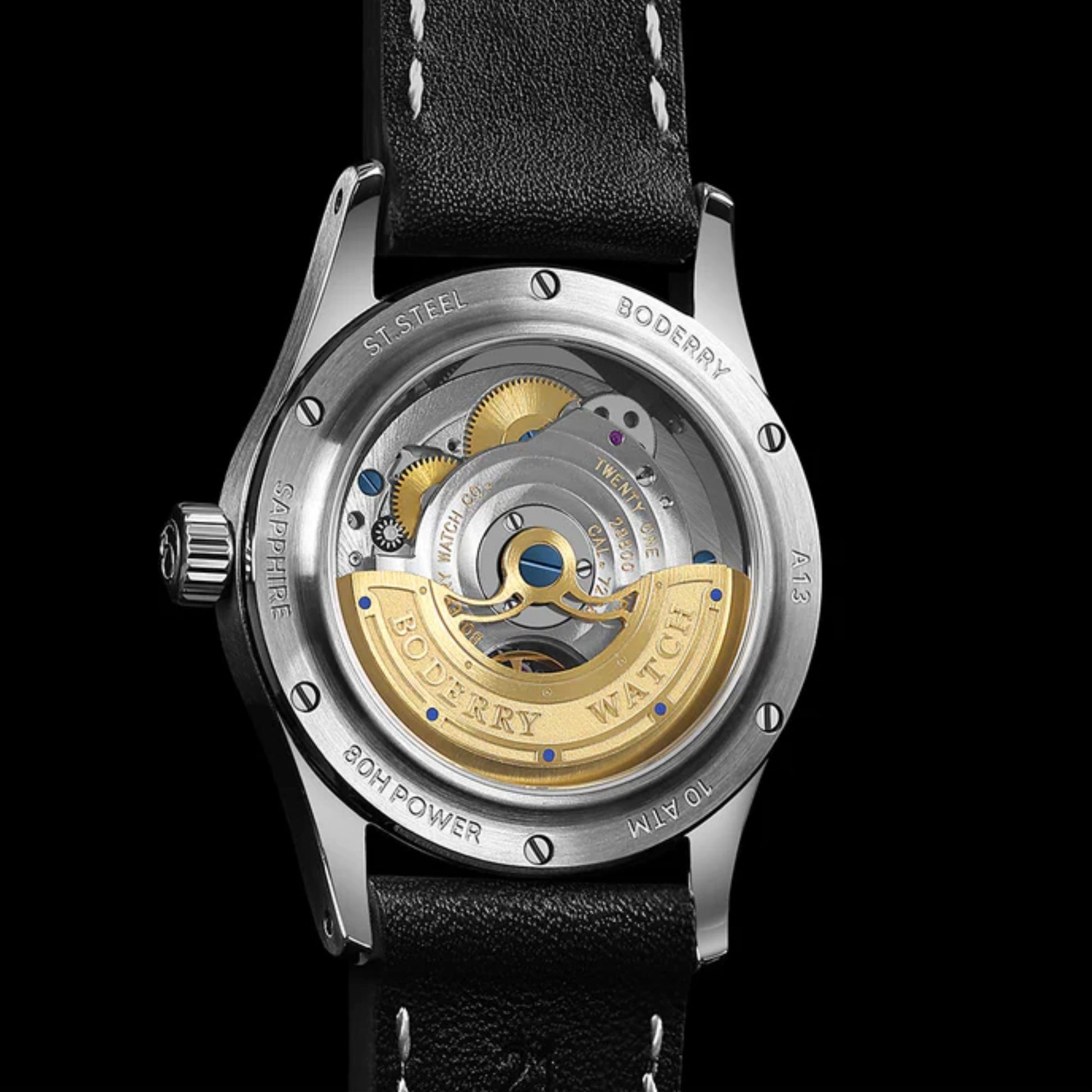 HOU - 80-Hour Power Reserve Vintage Automatic Watch | Purple