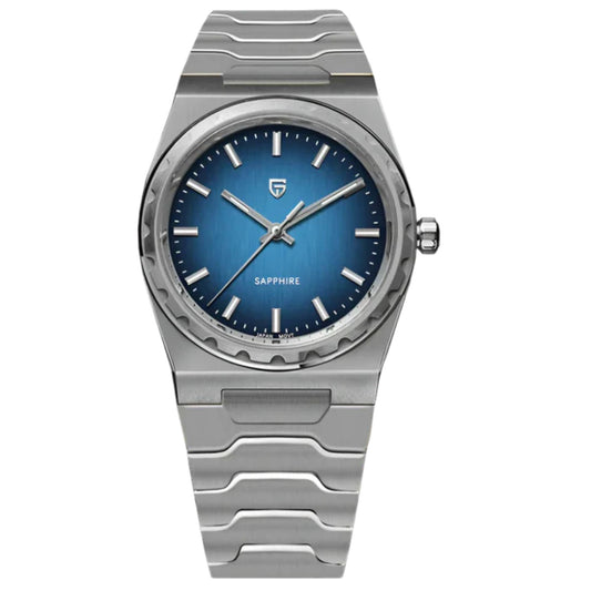 Pagani Design PDYS020 Blue Dial Sapphire Crystal 37MM, Seiko VJ21 Quartz Movement