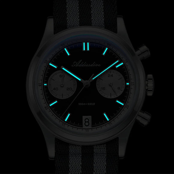 ADDIESDIVE 38mm VK64 Chronograph Watch AD2095
