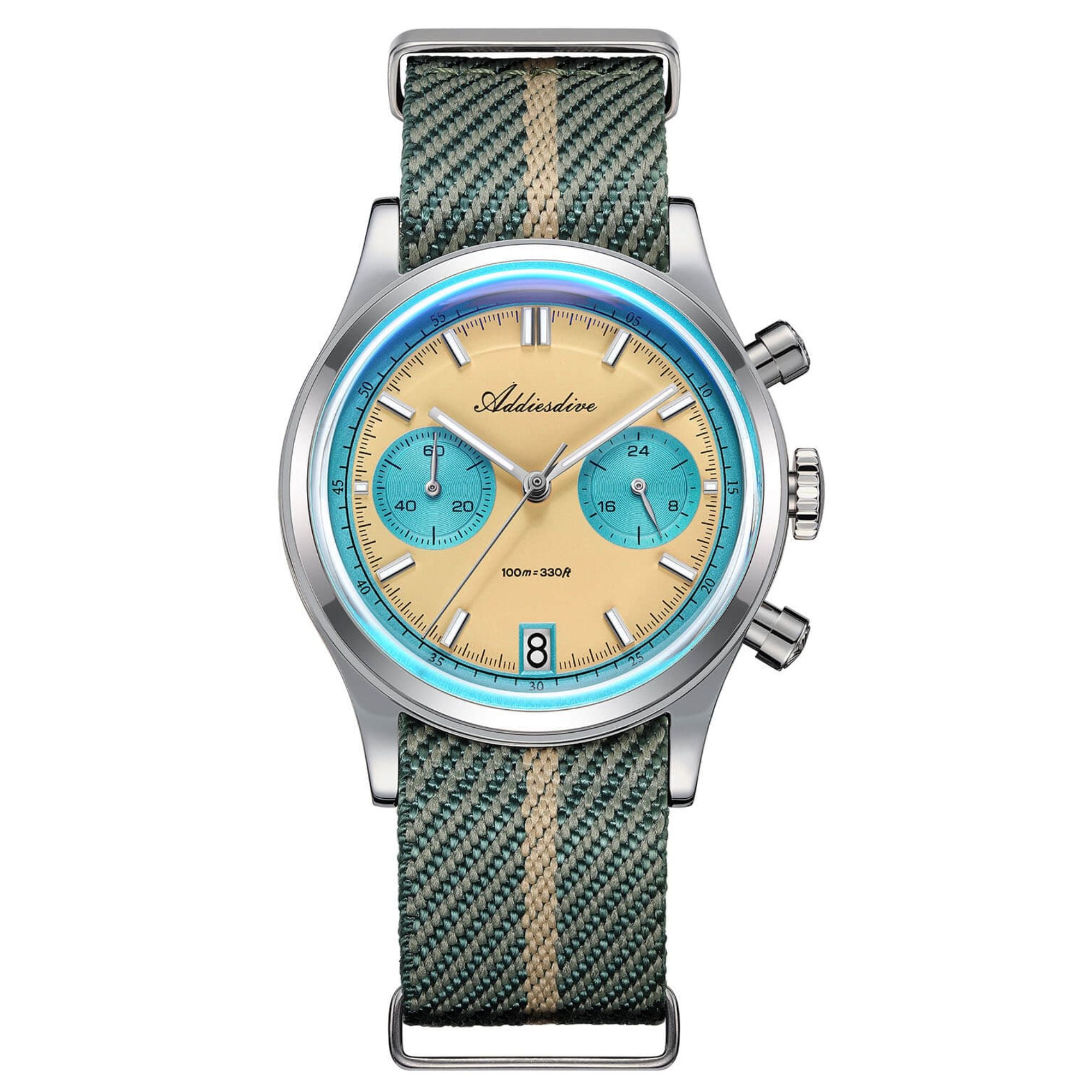 ADDIESDIVE 38mm VK64 Chronograph Watch AD2095