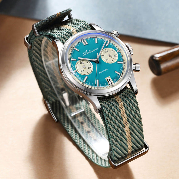 ADDIESDIVE 38mm VK64 Chronograph Watch AD2095