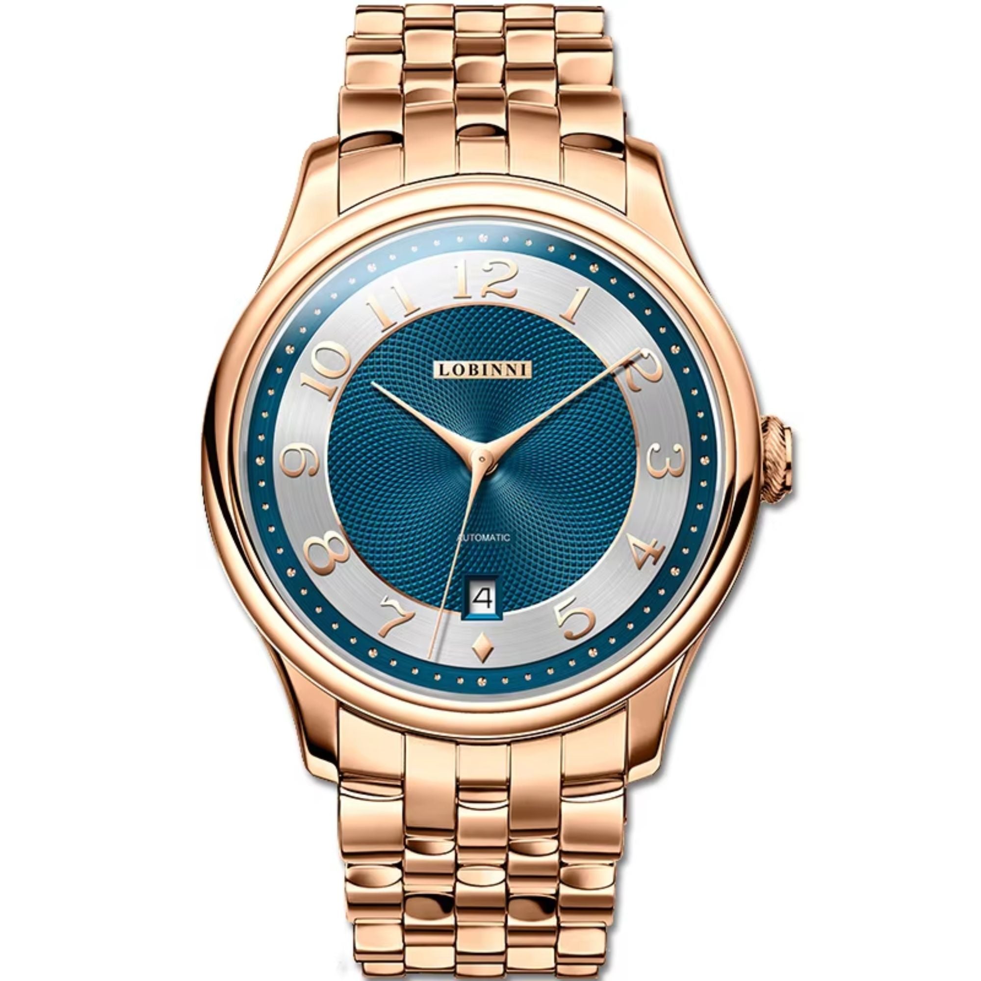 Lobinni Classic Men Automatic Wristwatches Luxury 42 mm