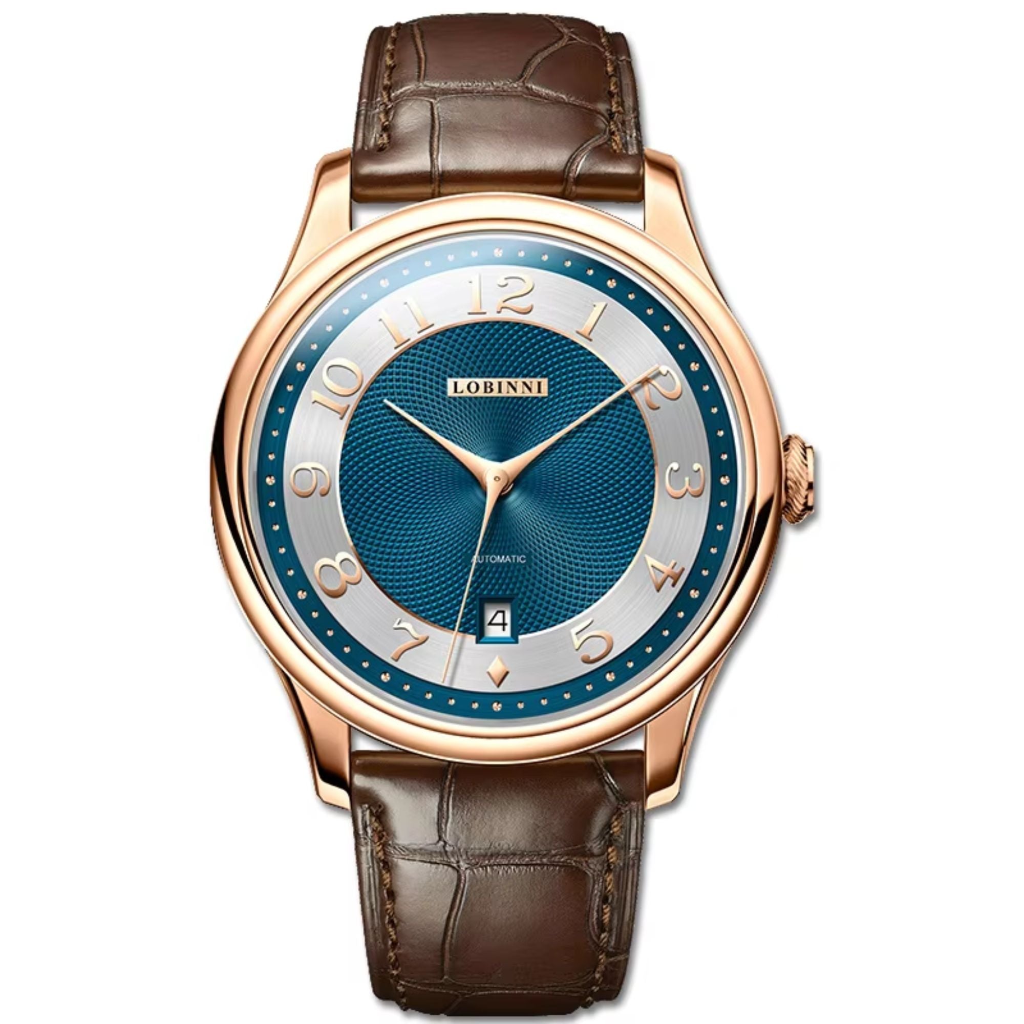 Lobinni Classic Men Automatic Wristwatches Luxury 42mm