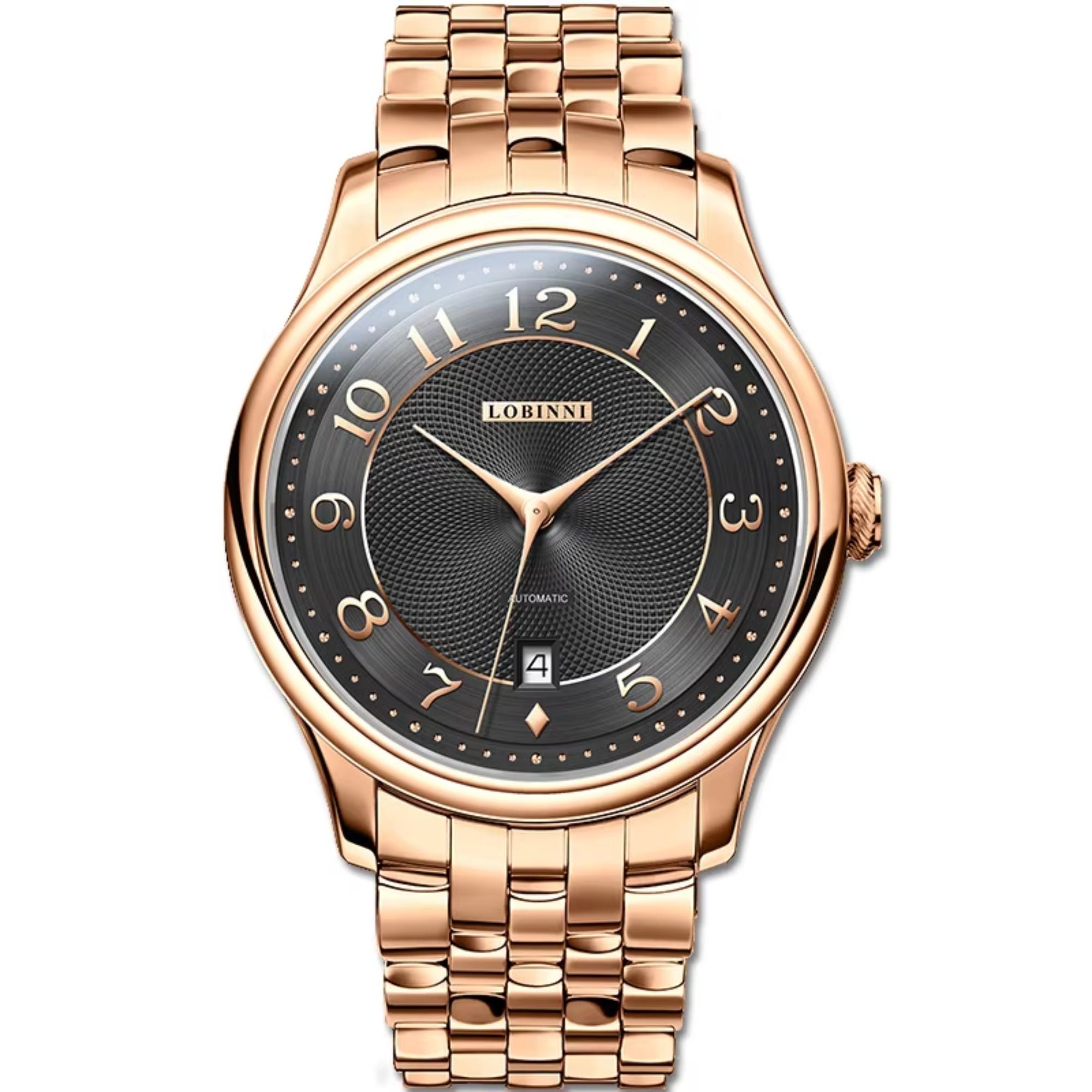 Lobinni Classic Men Automatic Wristwatches Luxury 42mm