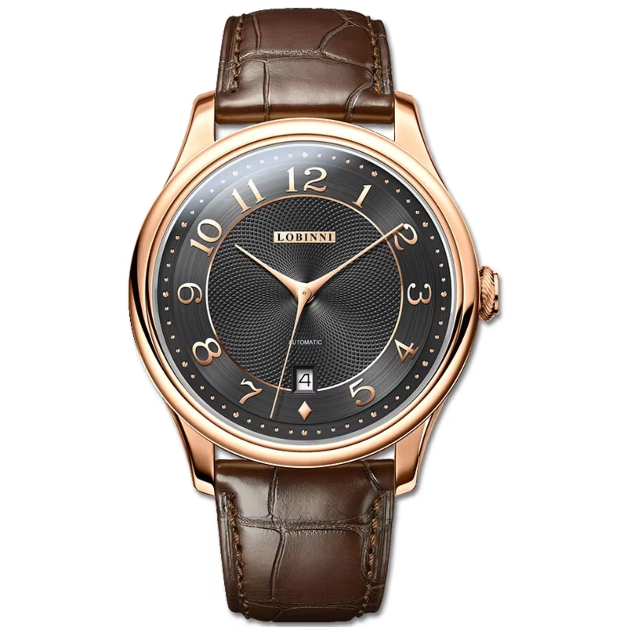 Lobinni Classic Men Automatic Wristwatches Luxury 42mm