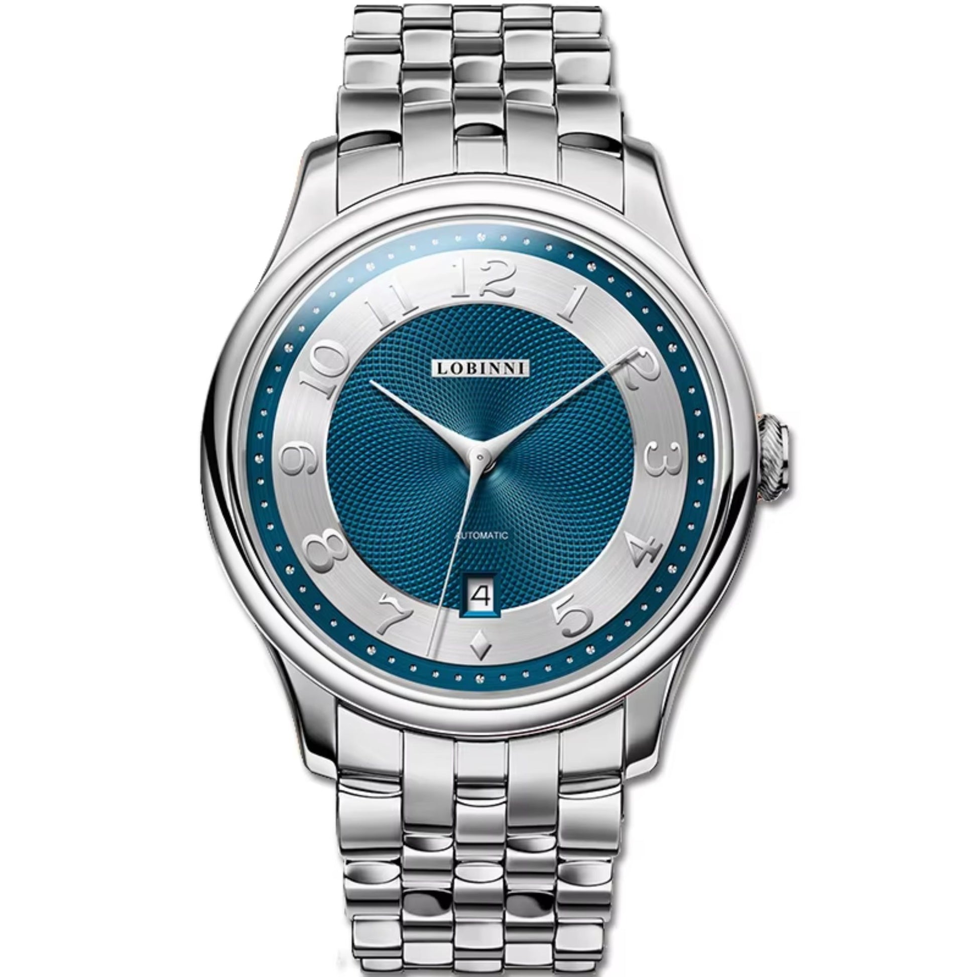 Lobinni Classic Men Automatic Wristwatches Luxury 42mm