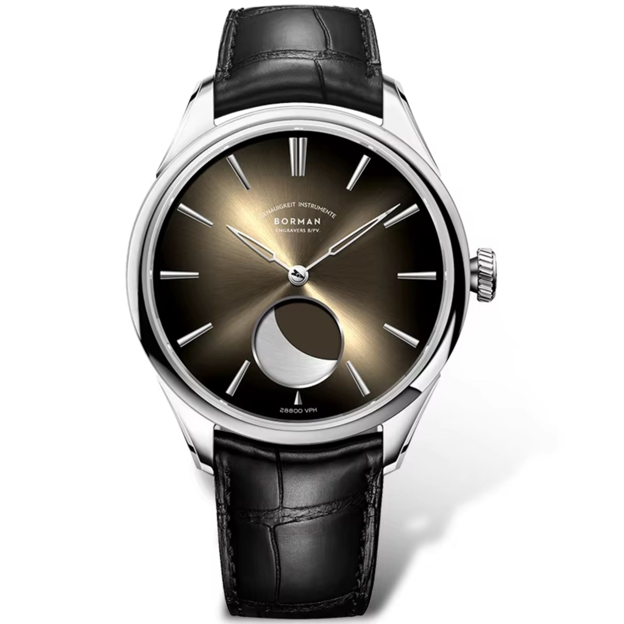 BORMAN Mens Automatic Watch with Moonphase