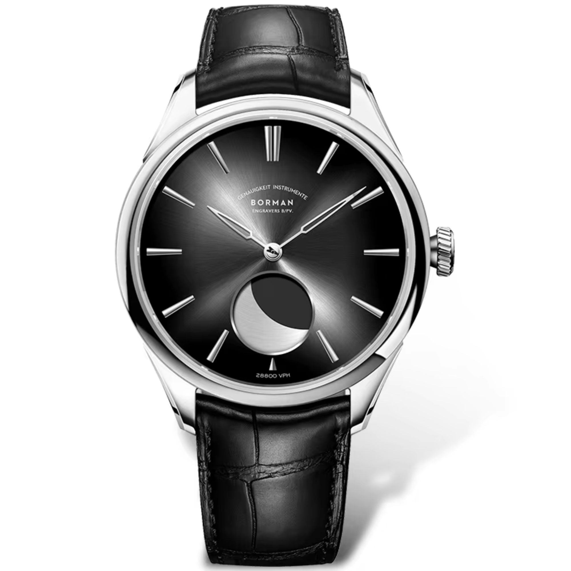 BORMAN Mens Automatic Watch with Moonphase