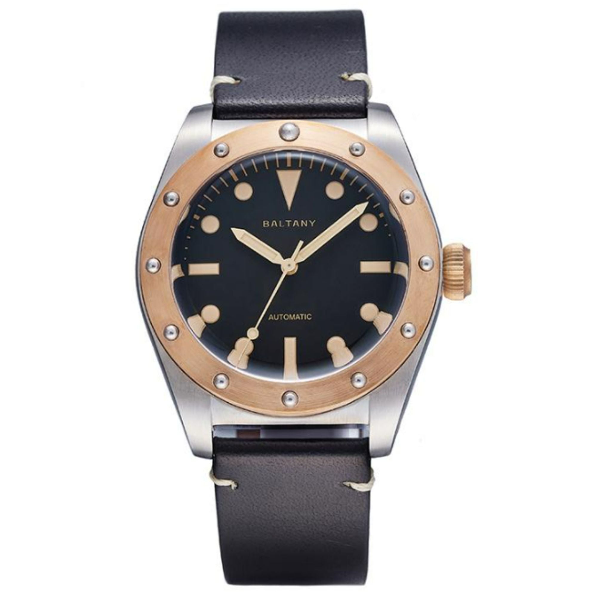 Baltany Design Bronze Bezel Vintage Watch B4030