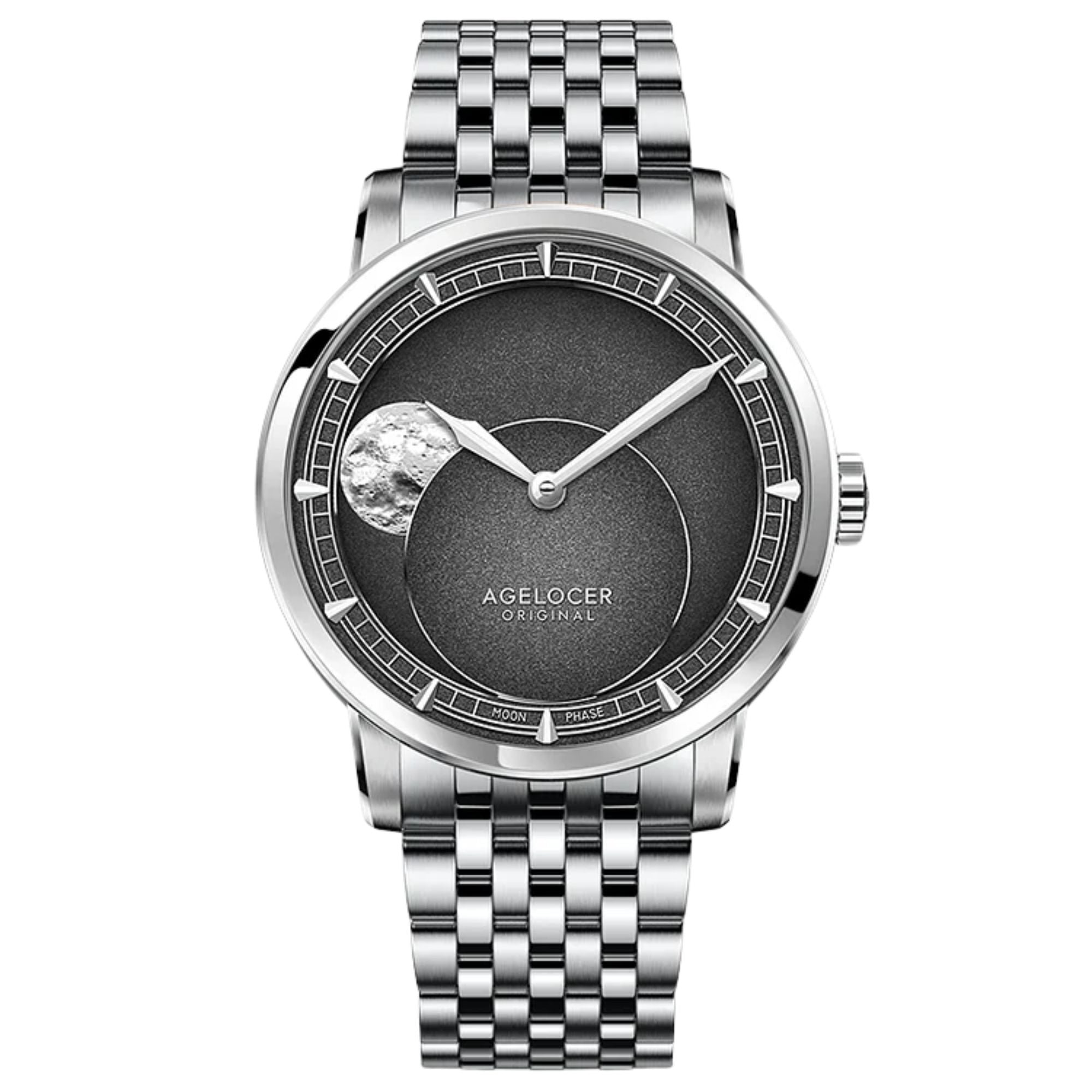 AGELOCER Major Breakthrough 29.51-Days MoonPhase Original Astronomer Men's Mechanical Watch