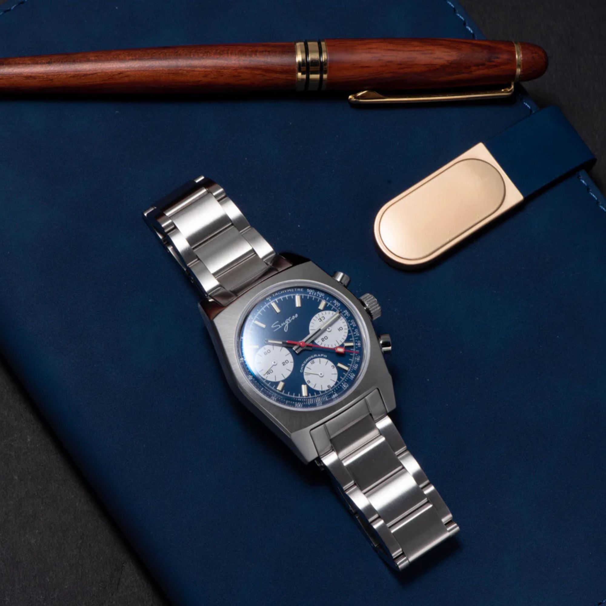 Chrono Heritage S419 Chronograph Blue Dial