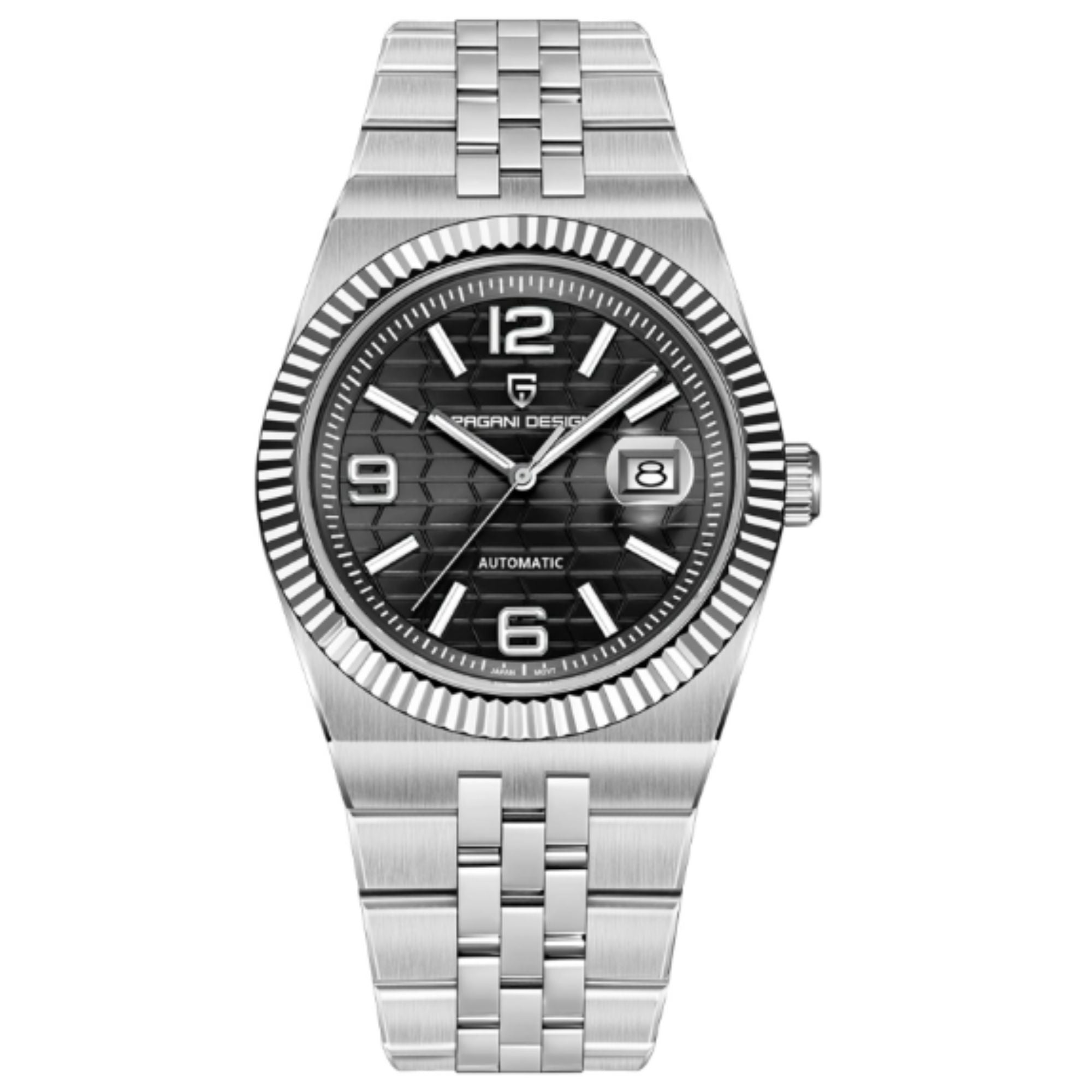 PAGANI DESIGN PD-YS027 New Men's Automatic Watch Stainless Steel Mechanical Waterproof Wrist Watch for Men