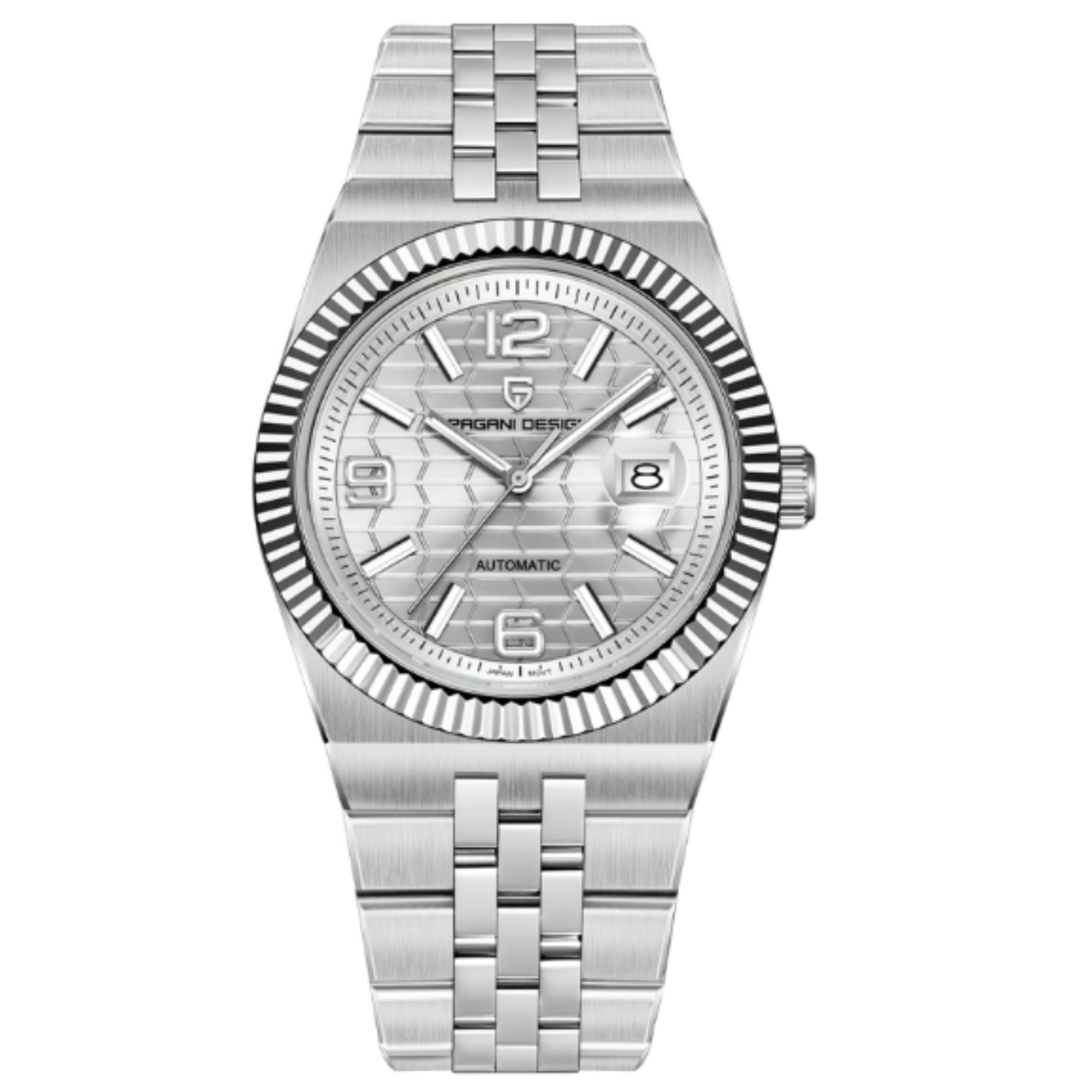 PAGANI DESIGN PD-YS027 New Men's Automatic Watch Stainless Steel Mechanical Waterproof Wrist Watch for Men