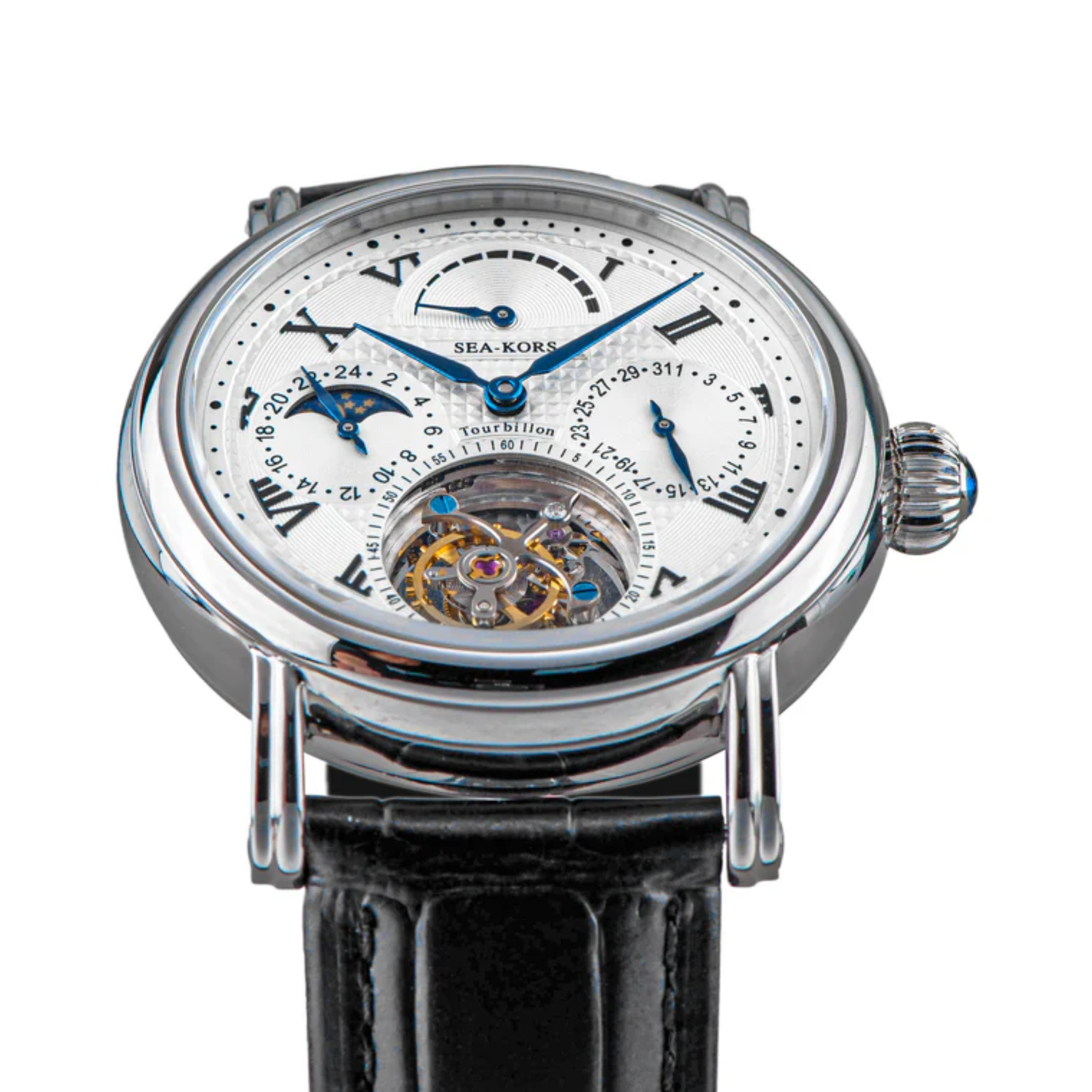Suges Seakors Tourbillon SE8007SW Blue Indices
