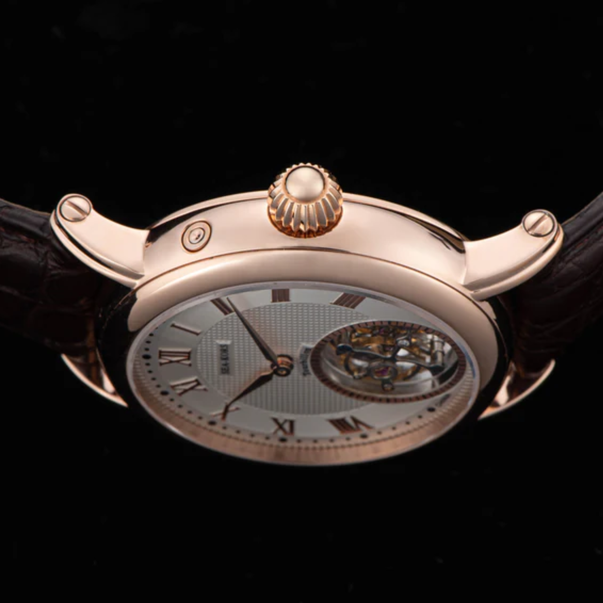 Sugess Seakors Tourbillon SE8000GW Rose Gold Case