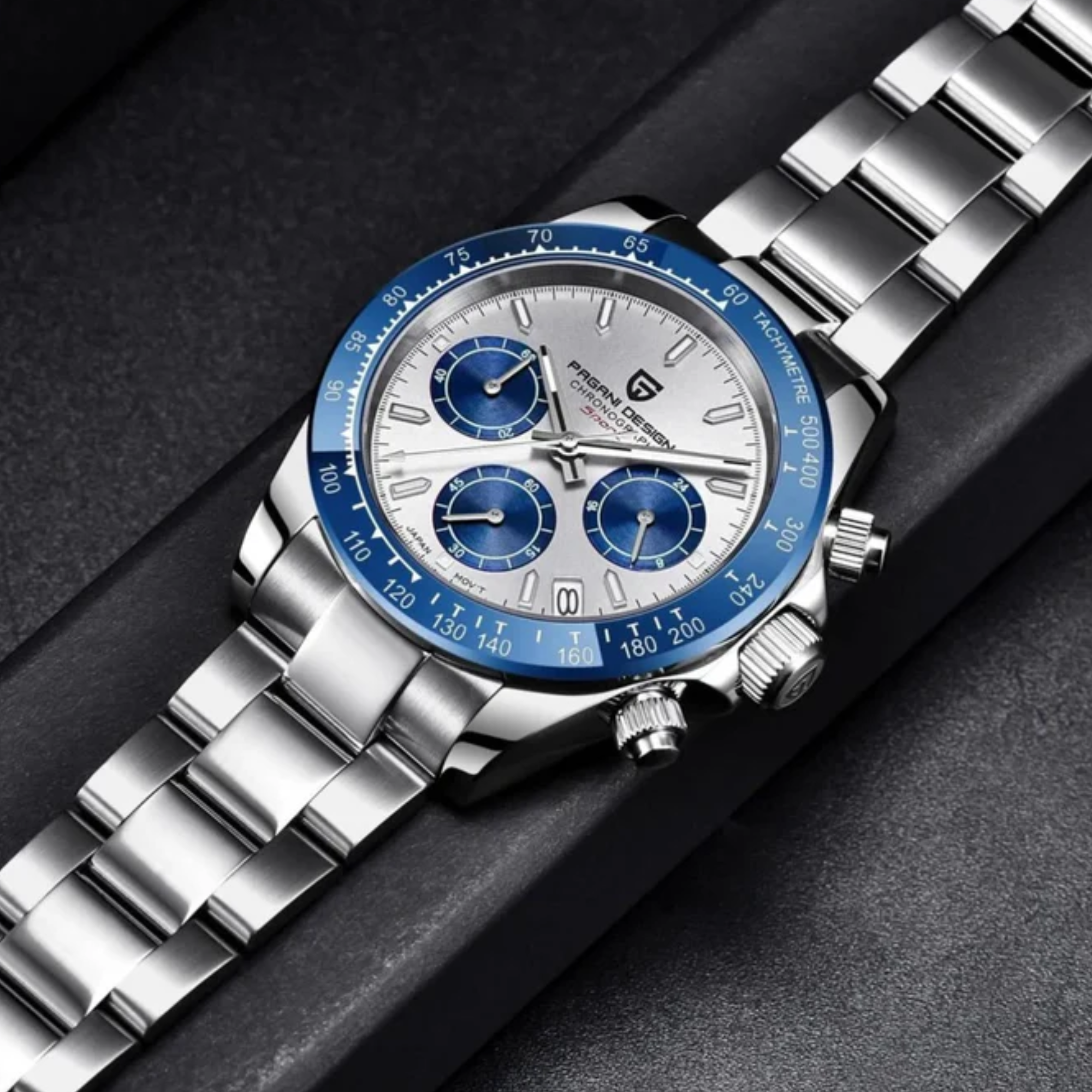 Pagani Design PD-1644 | Luxury | Meca-quartz Movement (SeikoVK63) | Stainless Steel Men's 40MM Watch