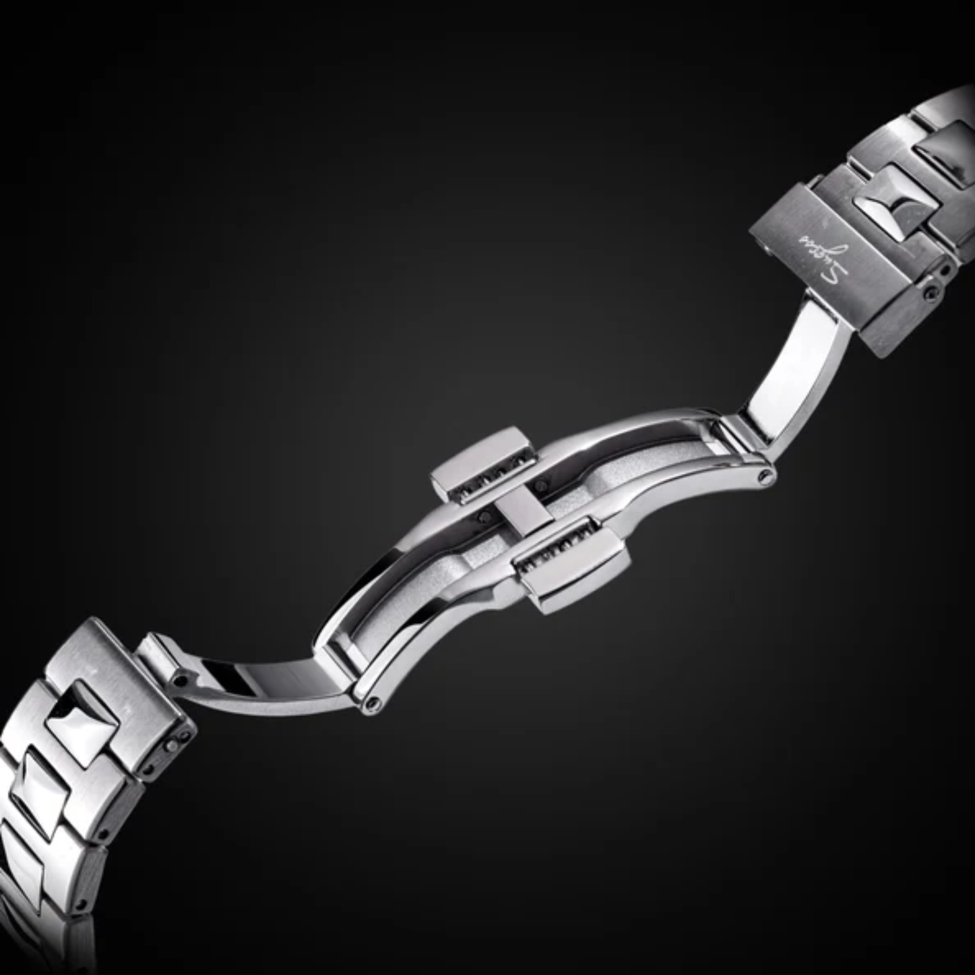 SUGESS Heritage S466 PP Octagonal Day Display Light Blue Mother of Pearl Dial Stainless-Steel Automatic