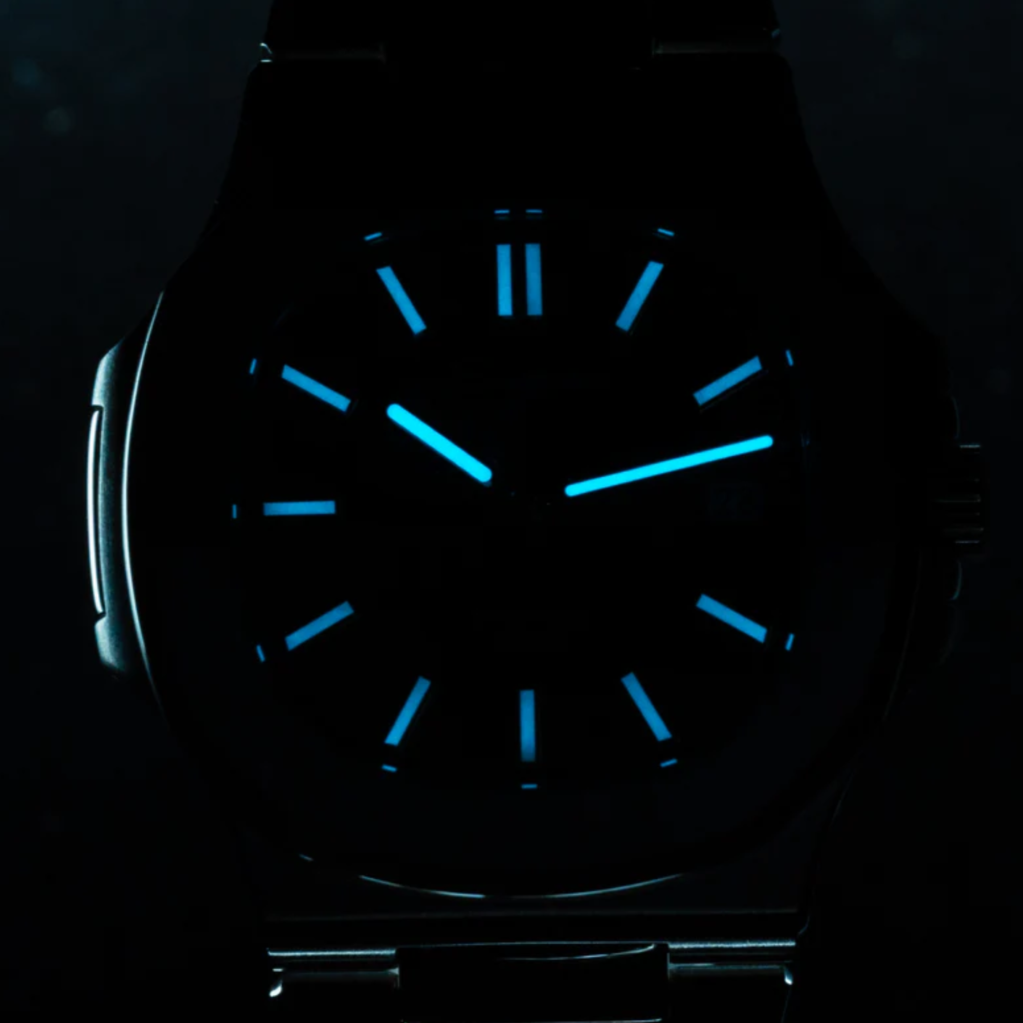 SUGESS Heritage S466 PP Octagonal Day Display Light Blue Mother of Pearl Dial Stainless-Steel Automatic