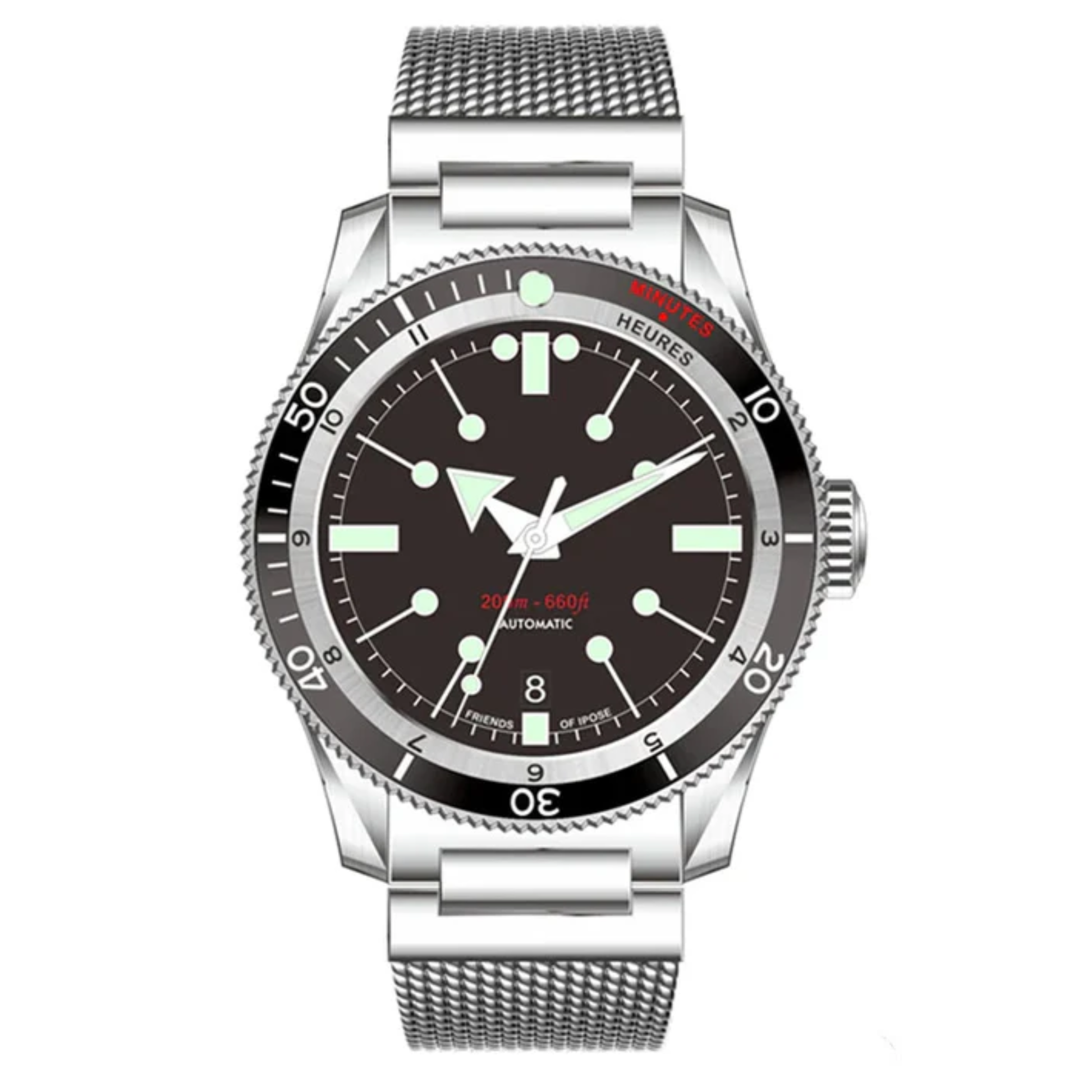 IXDAO 5303 Dive Watch for 40mm GMT Automatic with PT5000 Movement