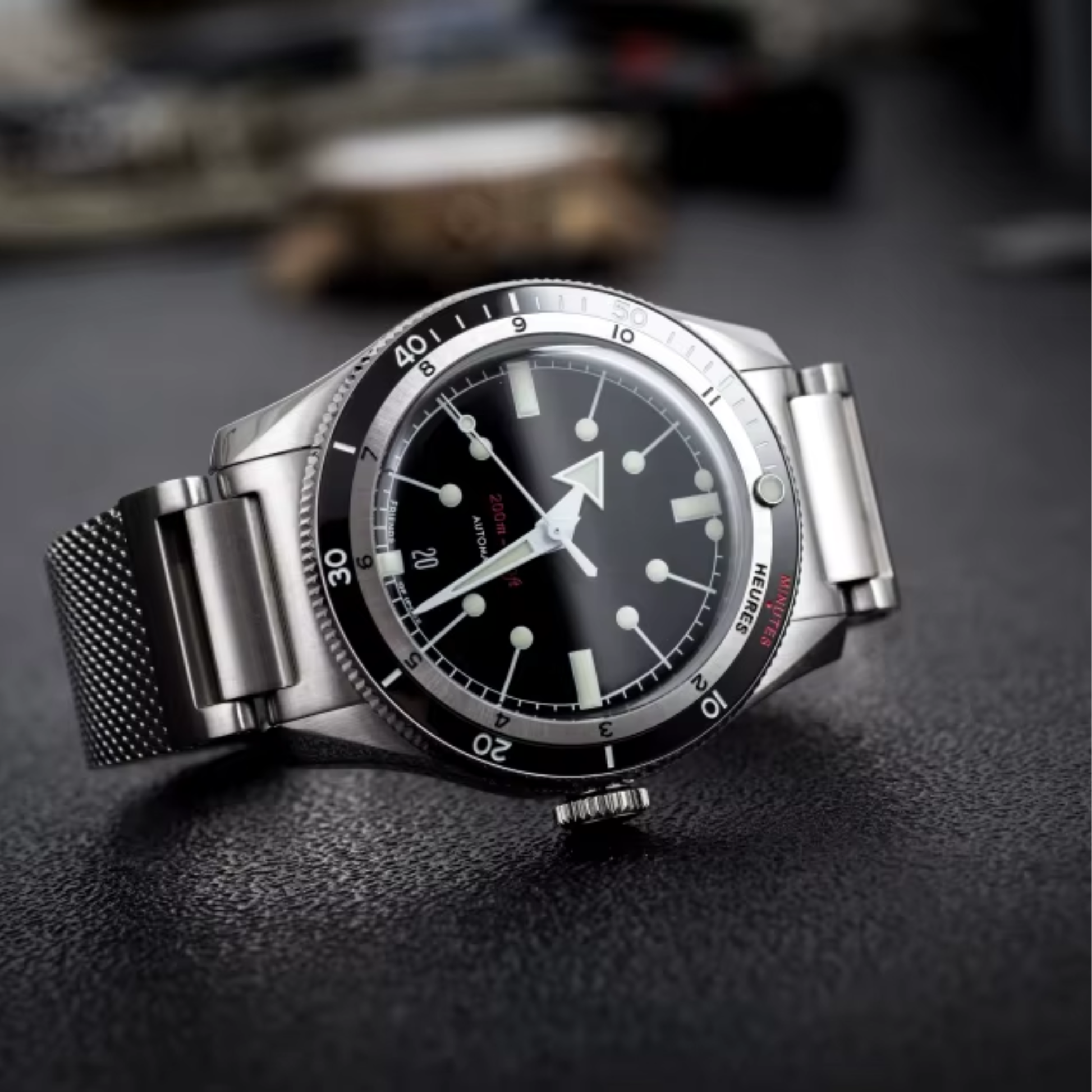 IXDAO 5303 Dive Watch for 40mm GMT Automatic with PT5000 Movement