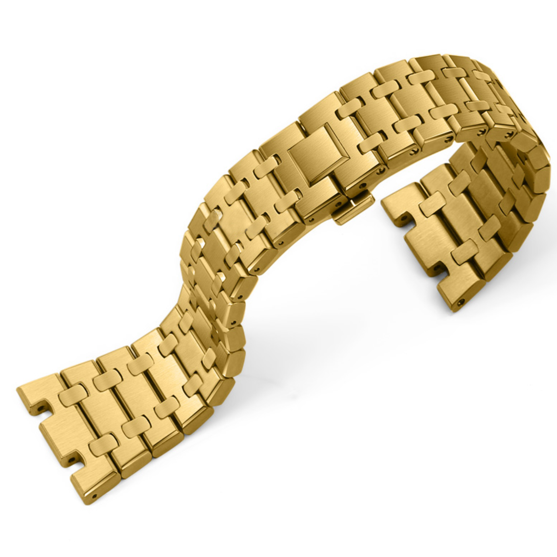 Casioak Frost Solid Stainless Steel Watch Band GA2100 & GM2100