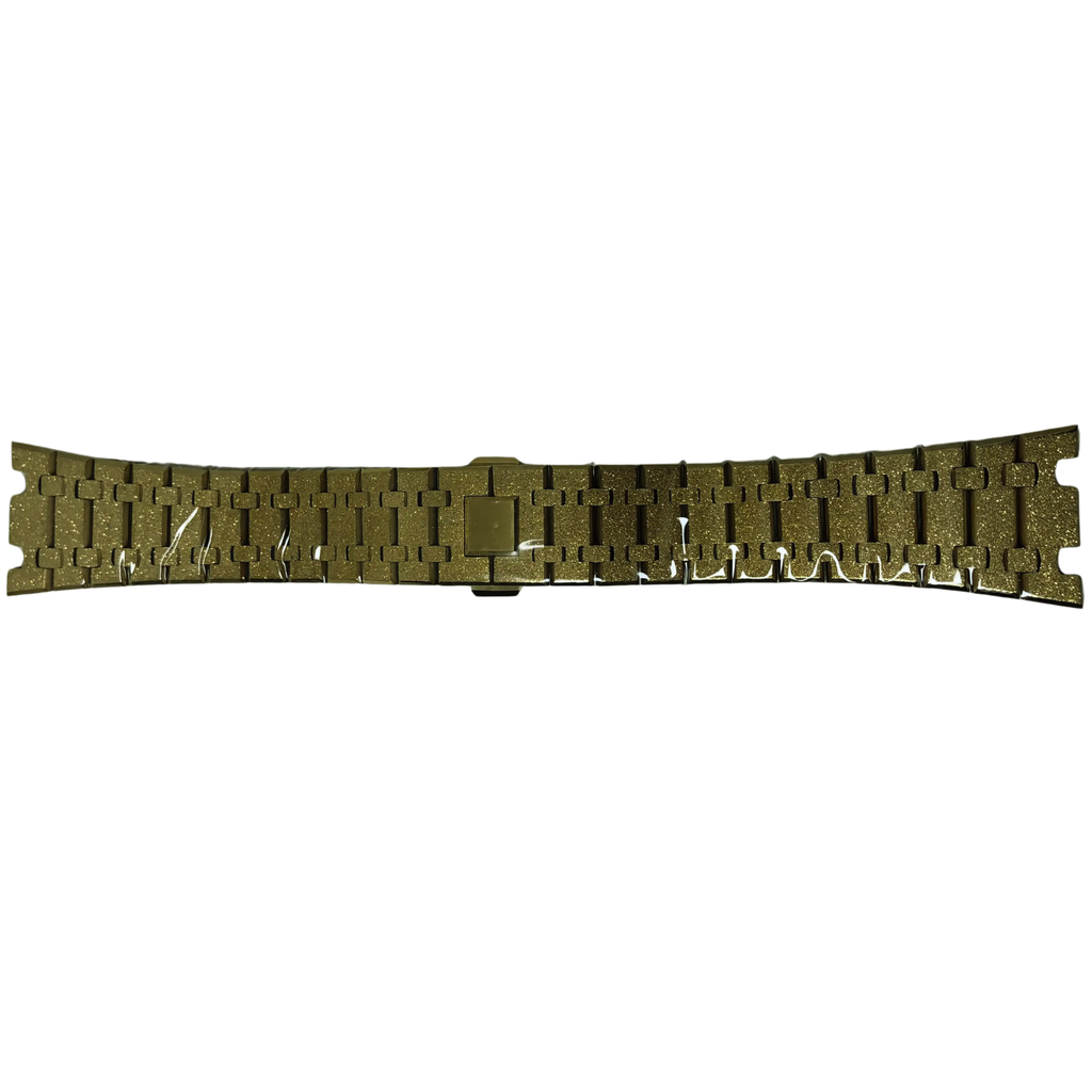 Casioak Frost Solid Stainless Steel Watch Band GA2100 & GM2100 - Golden