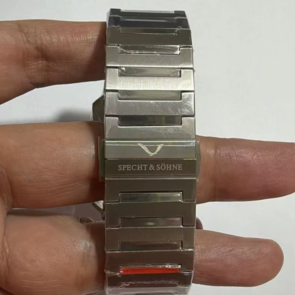 Specht & Söhne 38MM Square Watch For Men Ultrathin Stainless Steel Quartz Watch - Scimitar
