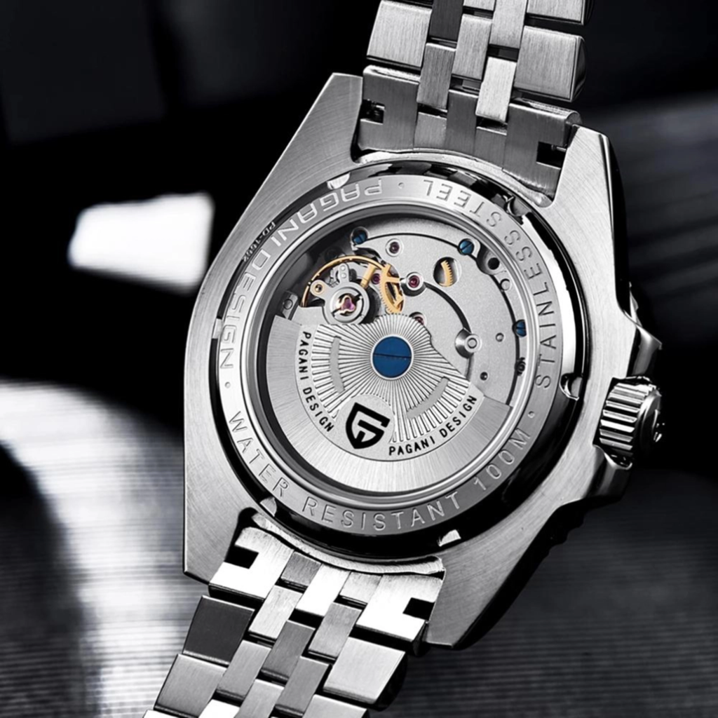 PAGANI DESIGN PD-1662 Automatic GMT Mechanical Stainless Steel Jubilee Bracelet